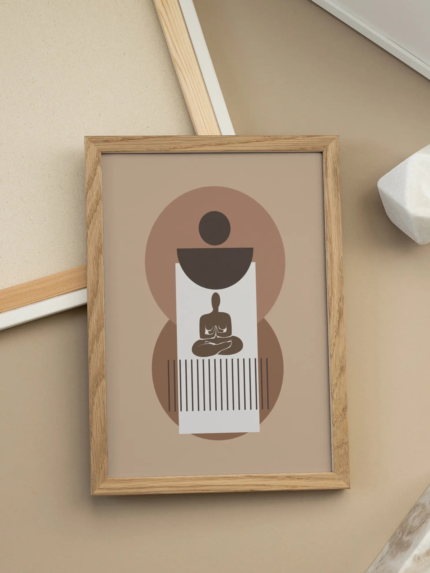 Meditation Figure Poster