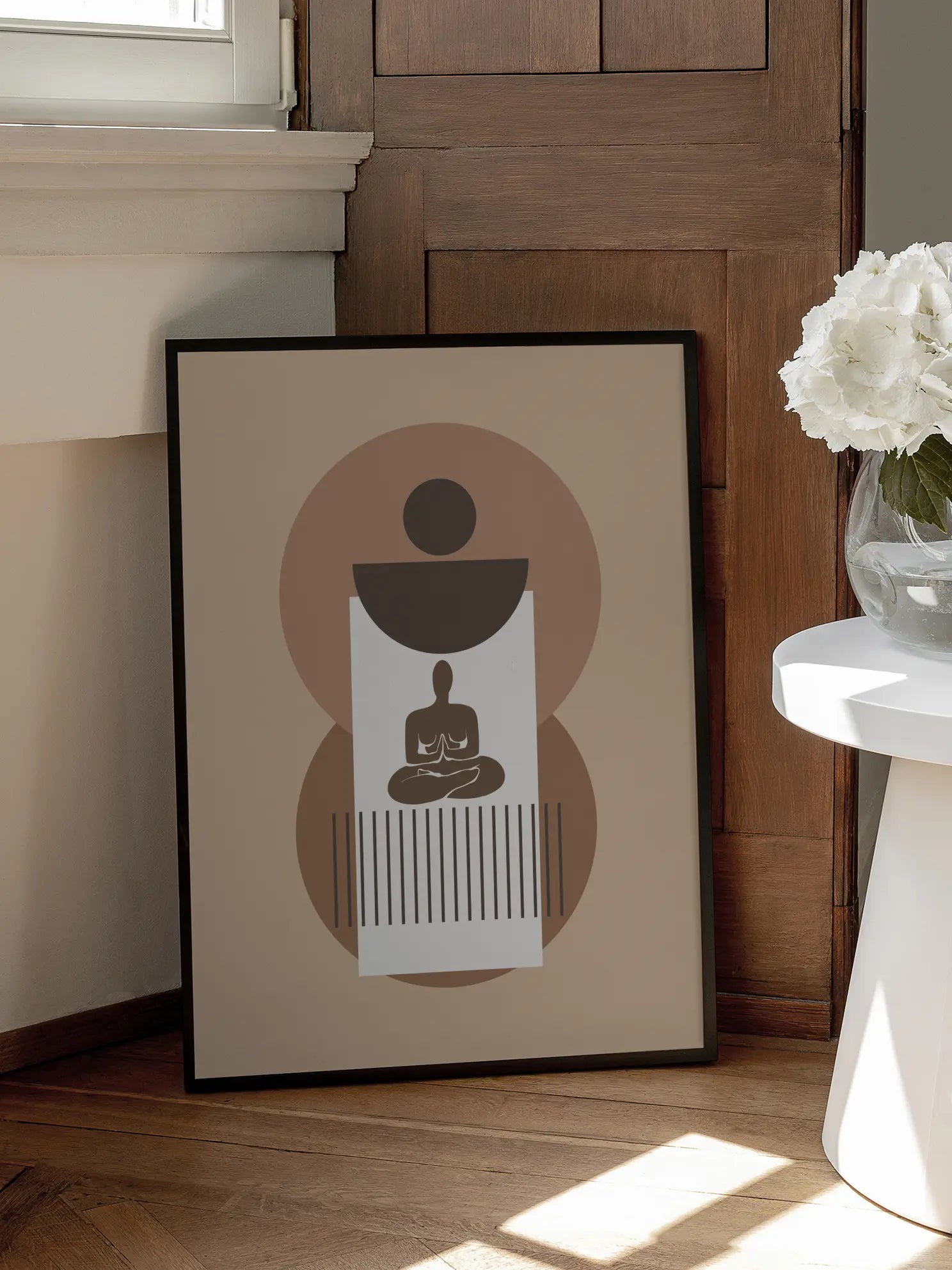 Meditation Figure Poster