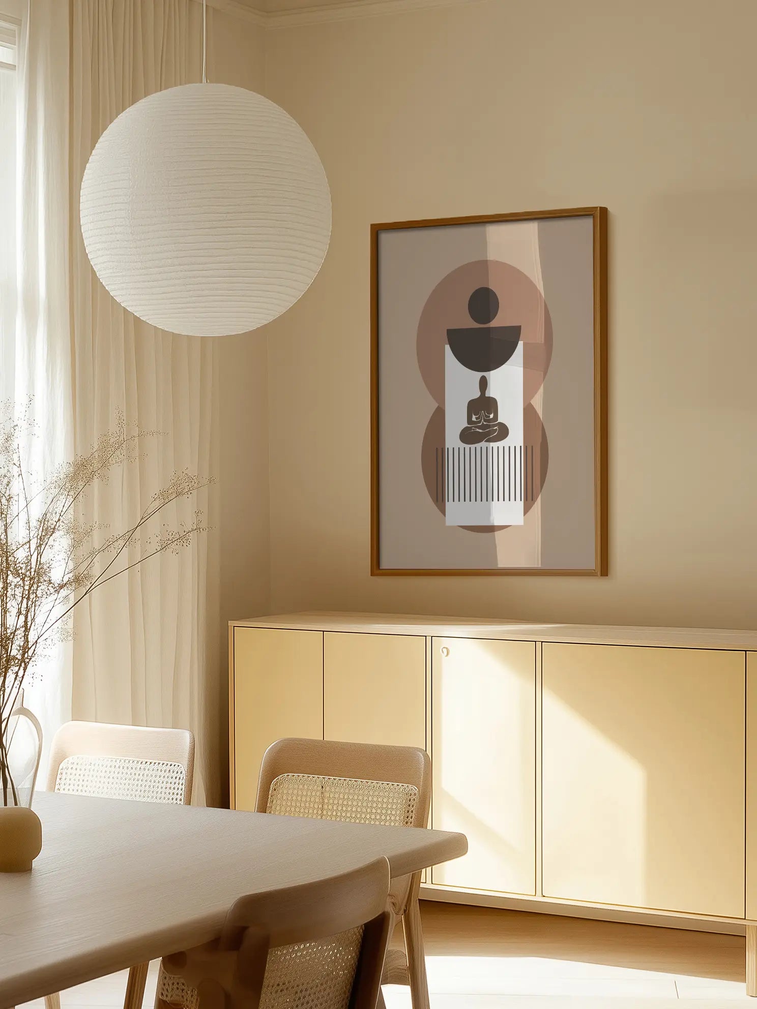 Meditation Figure Poster