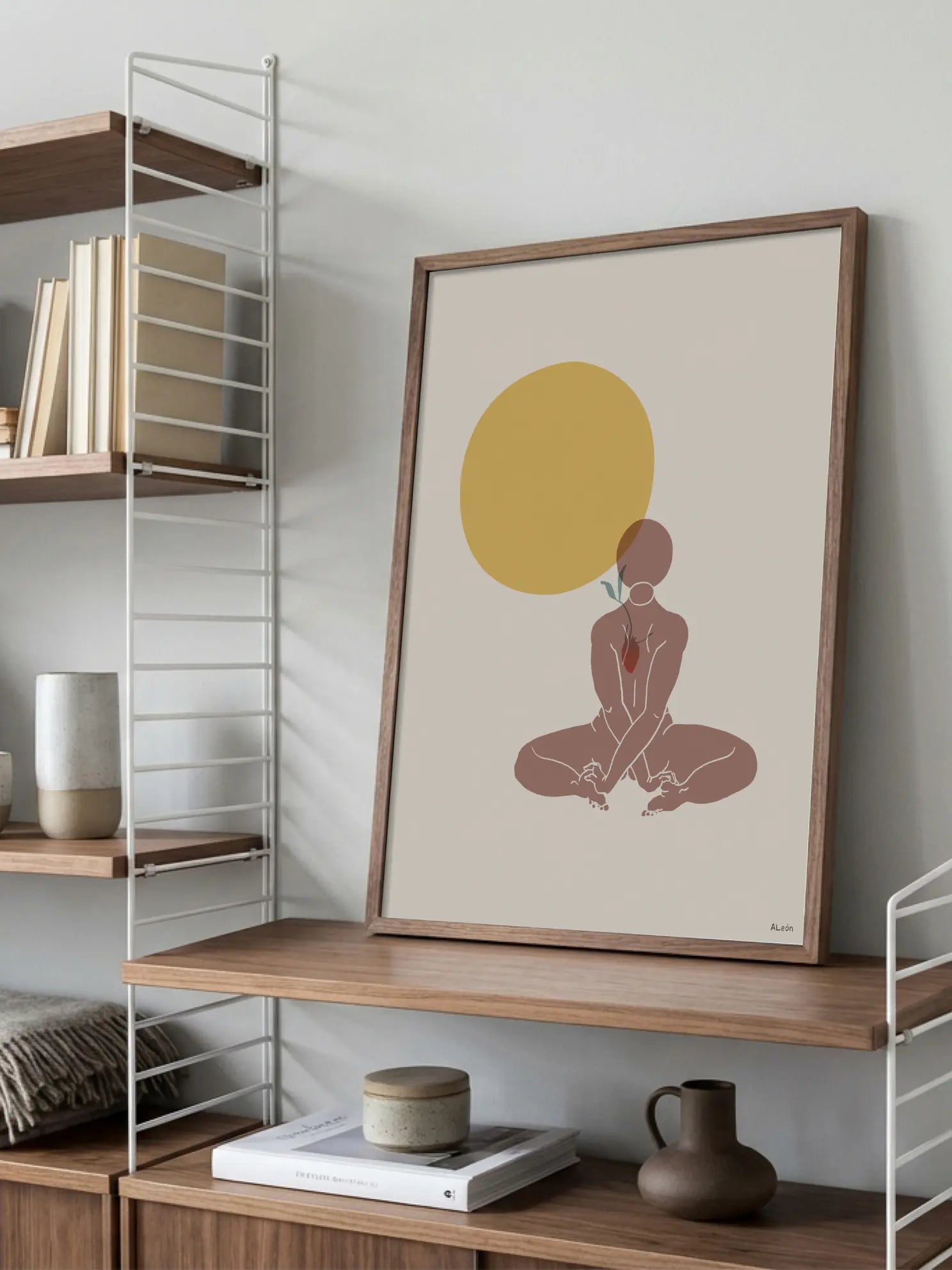 Meditation Frau No2 Poster