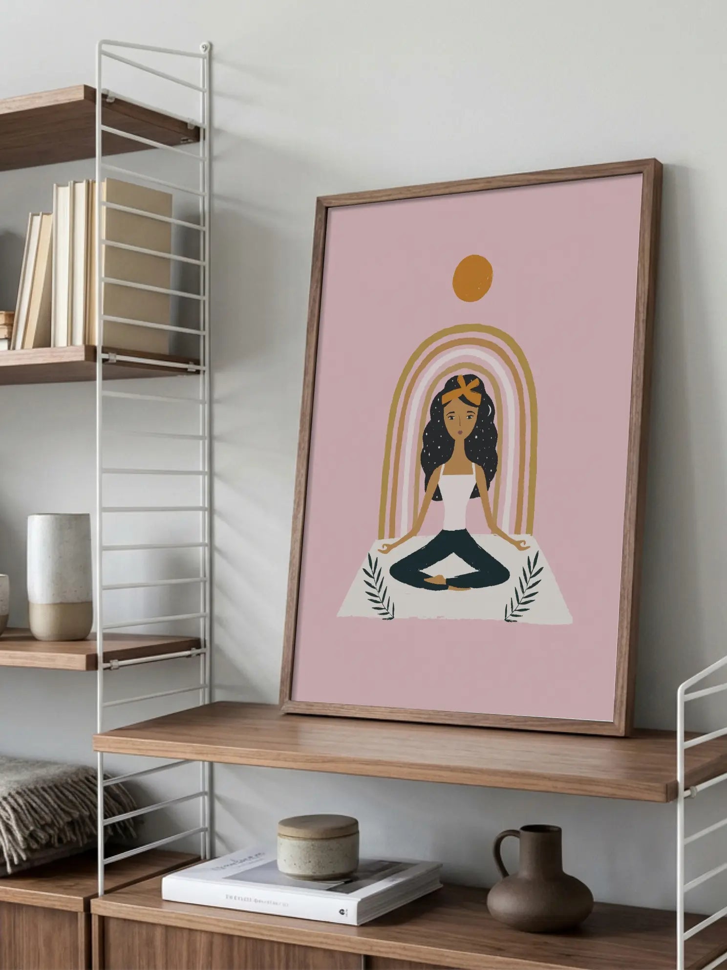 Meditation Girl Poster