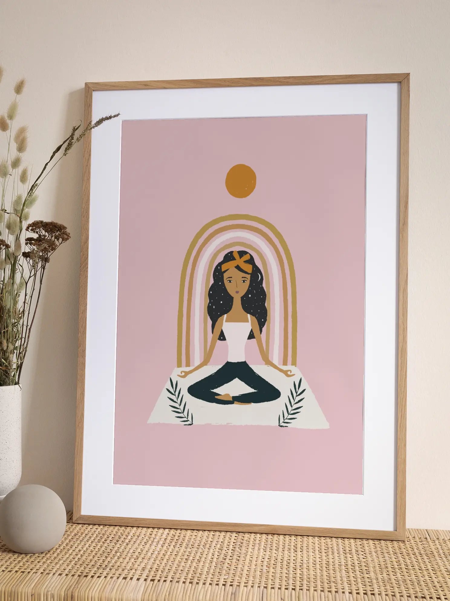 Meditation Girl Poster