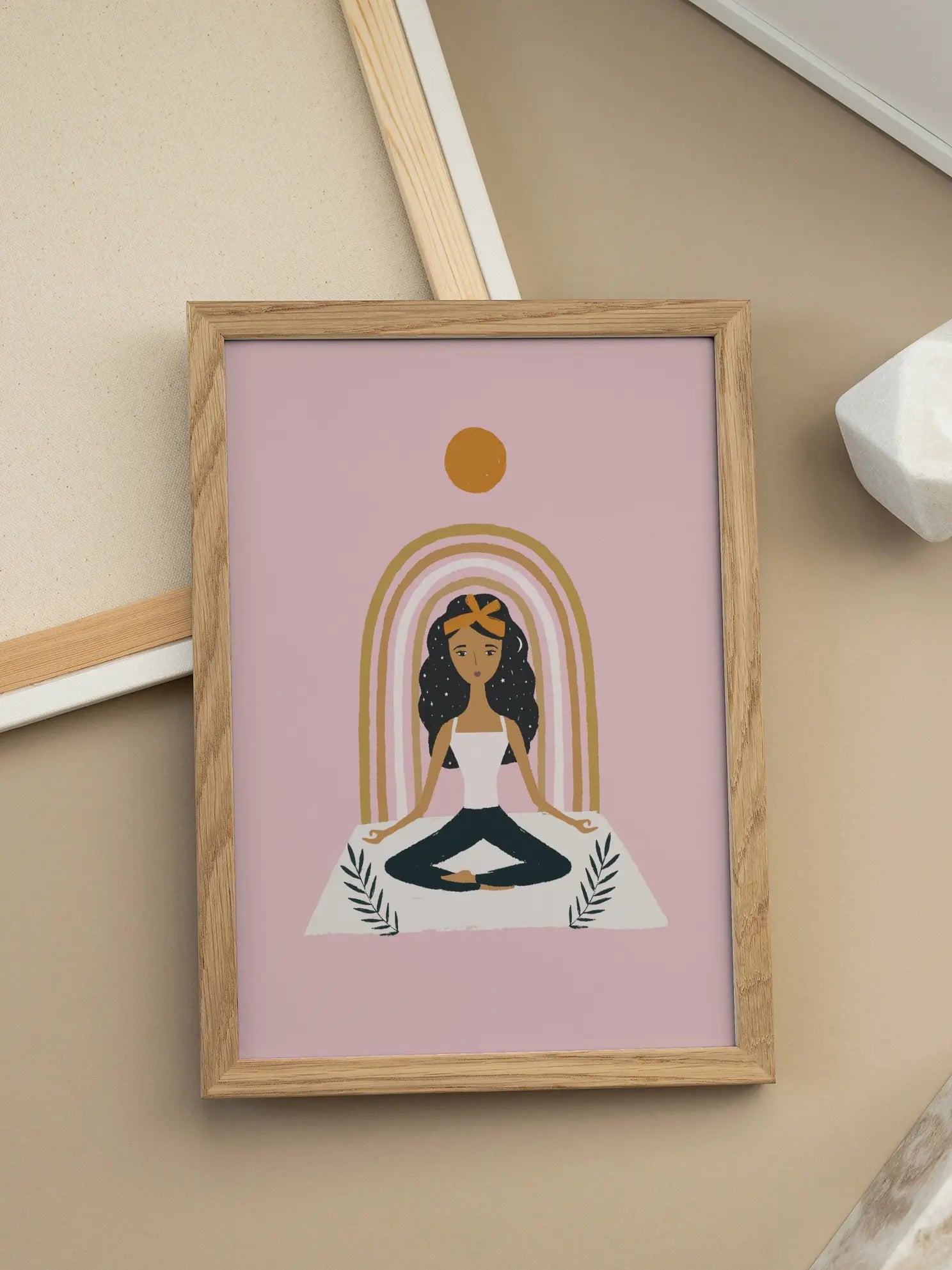 Meditation Girl Poster