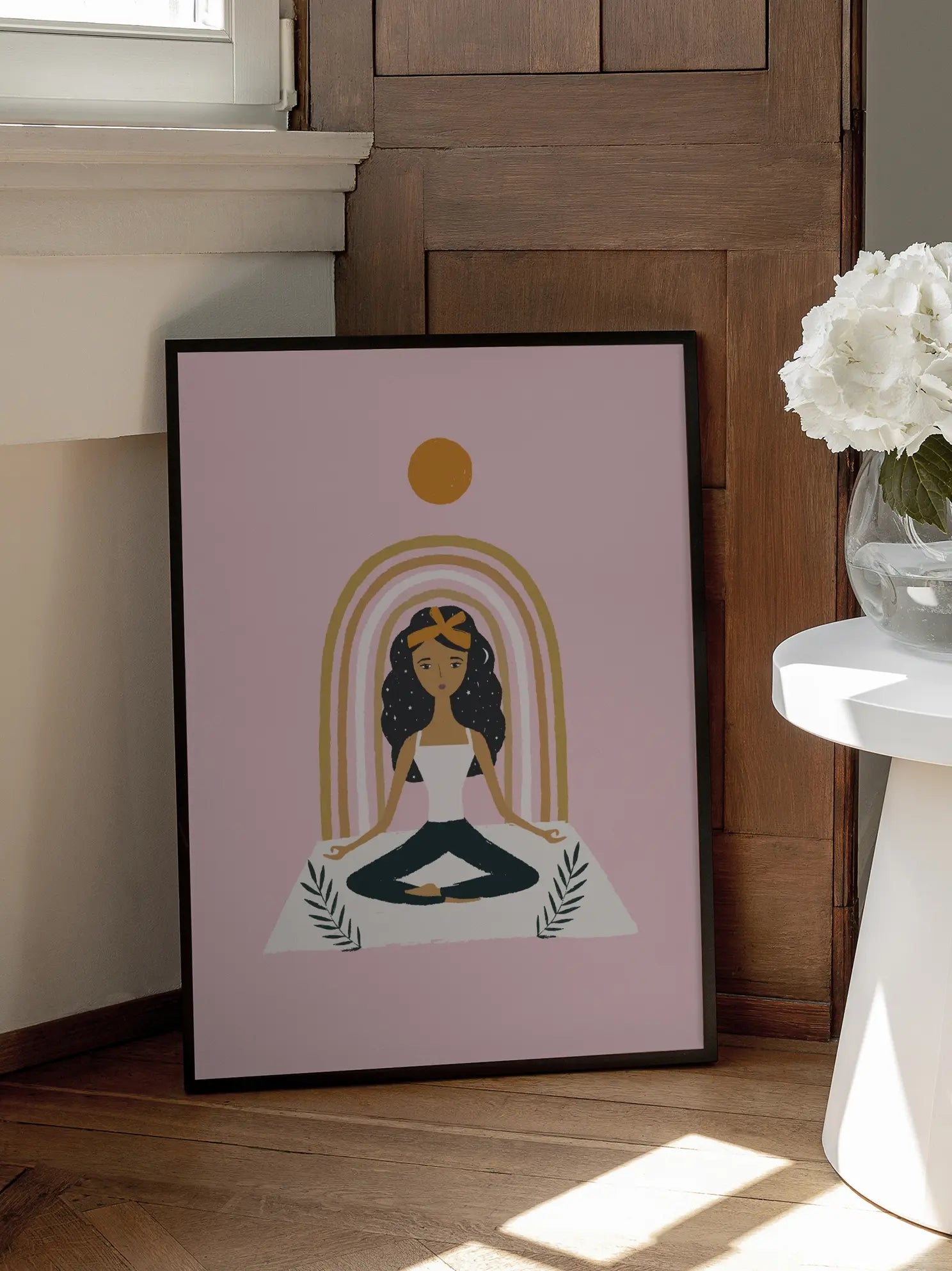 Meditation Girl Poster
