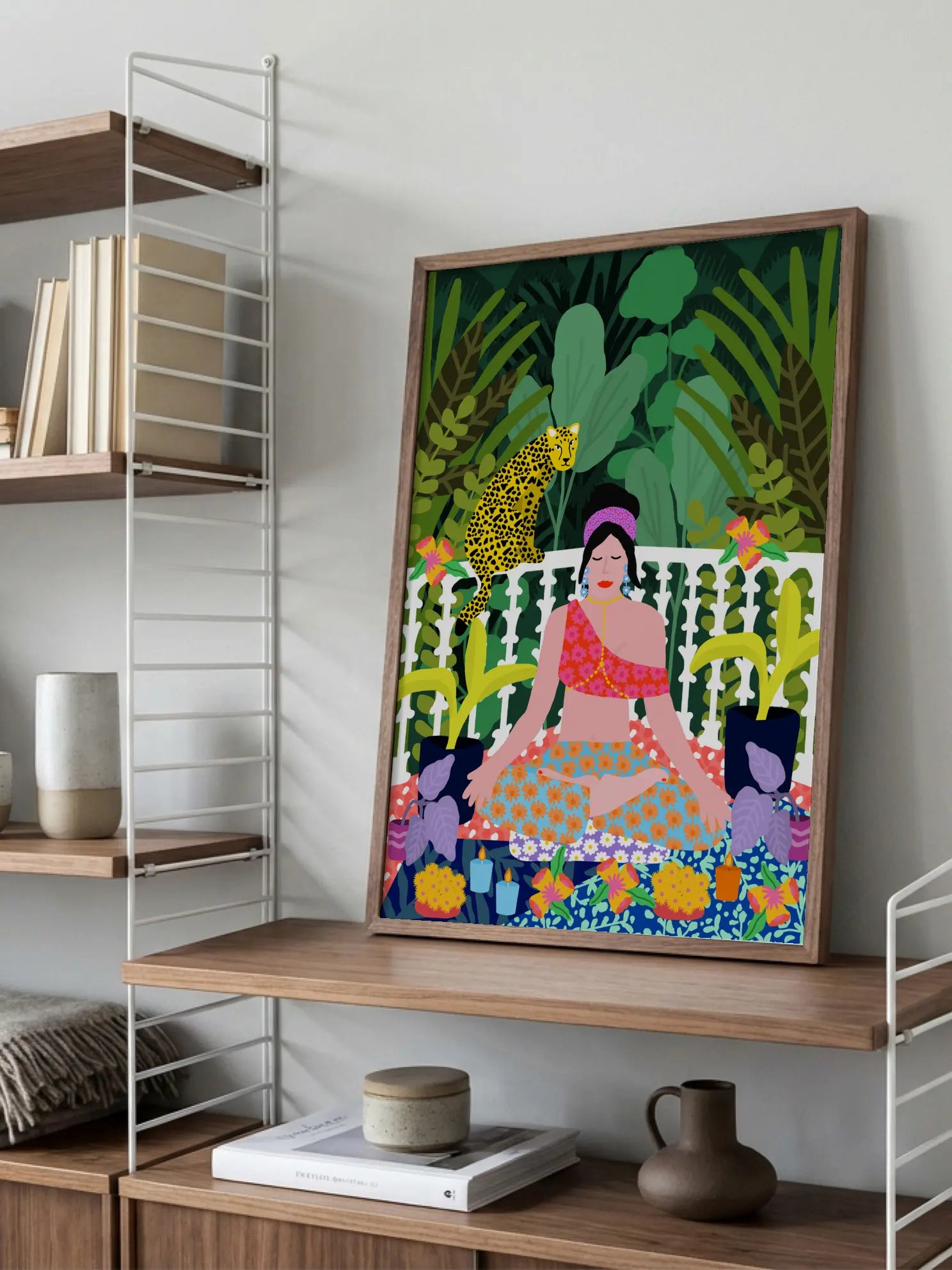 Meditation Lady Poster