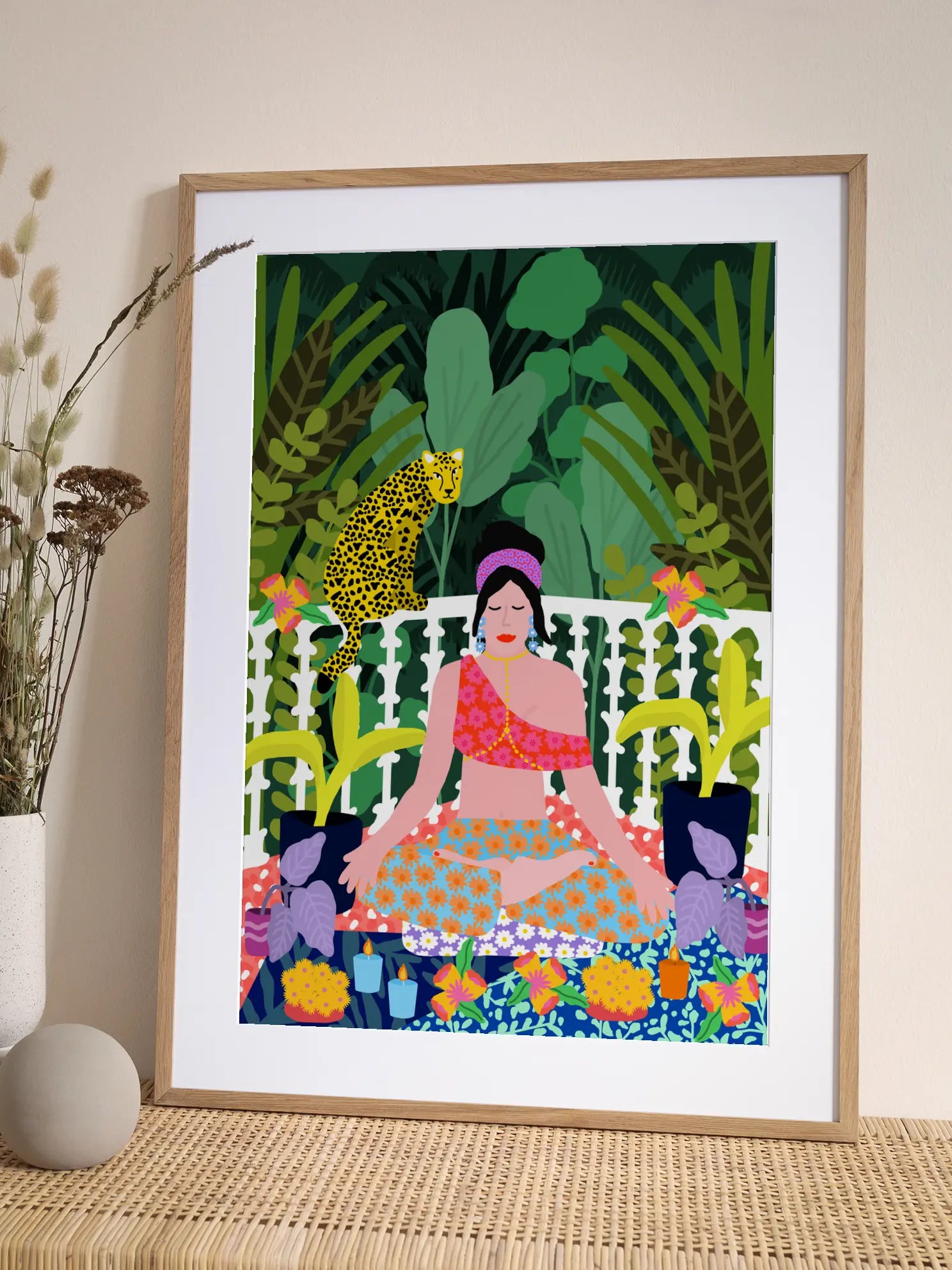 Meditation Lady Poster