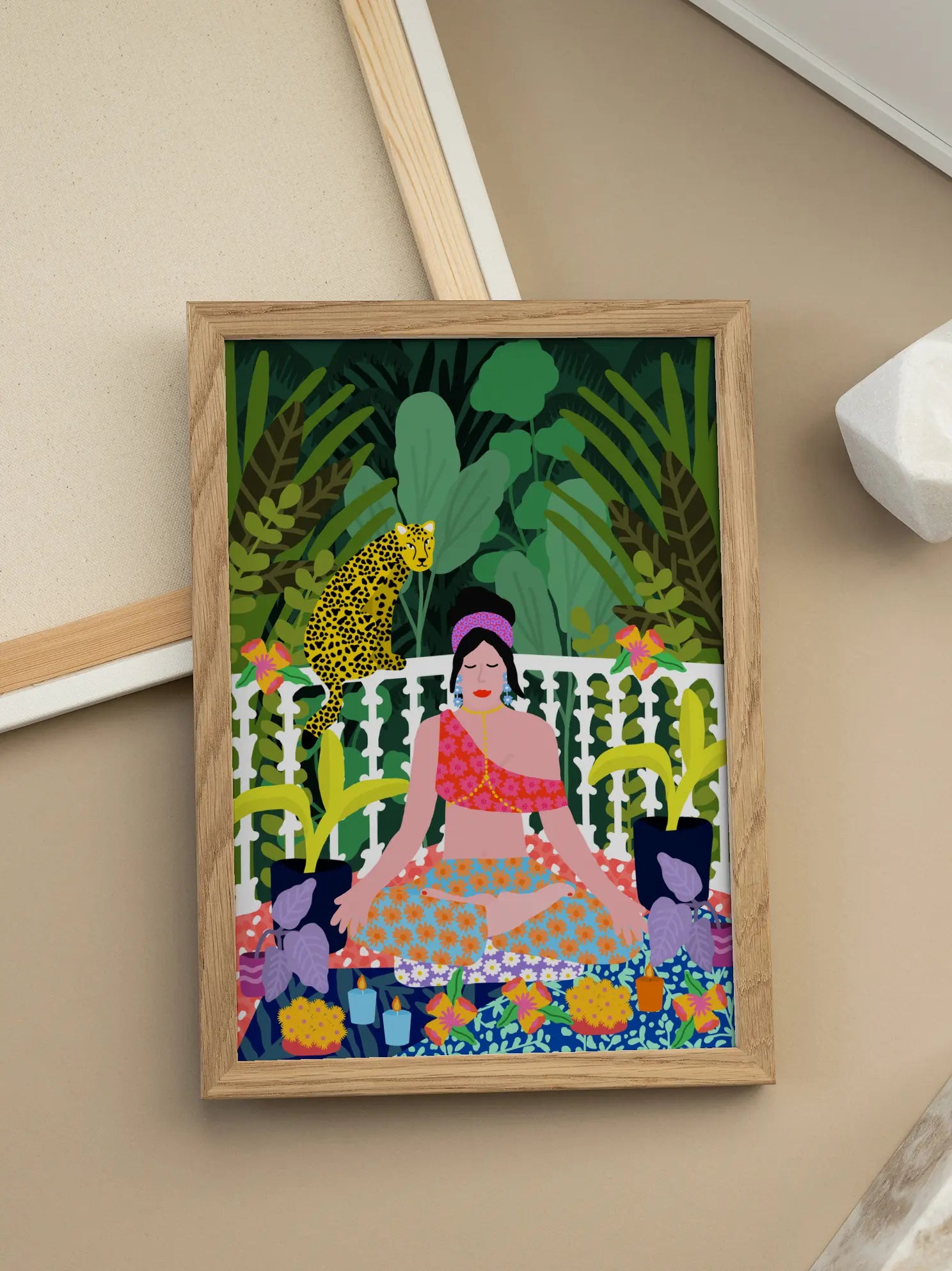 Meditation Lady Poster