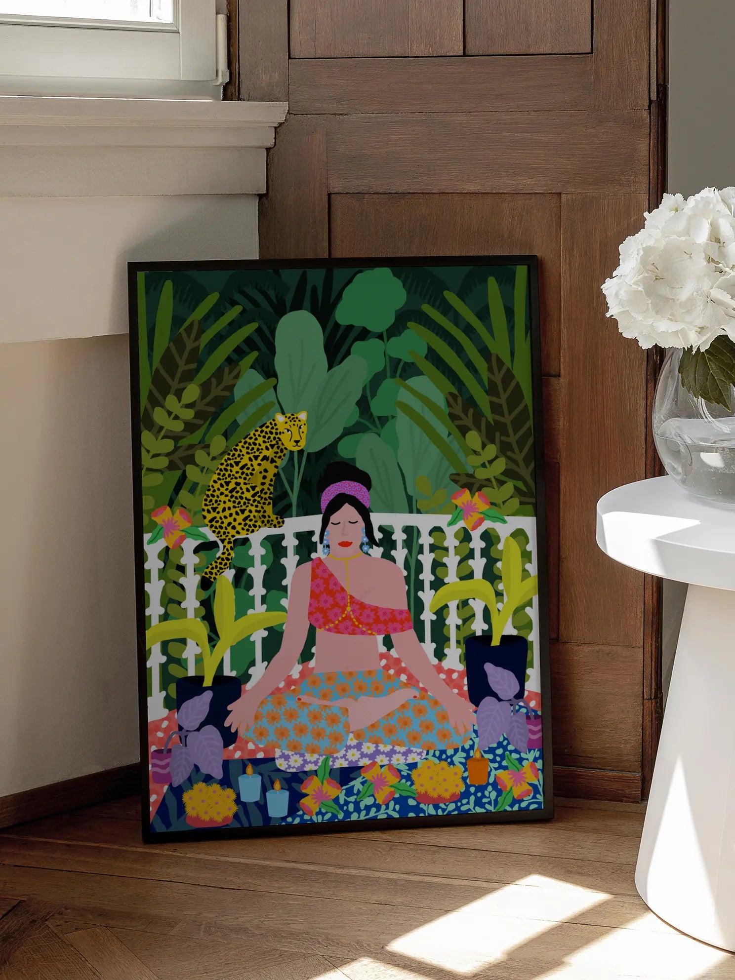 Meditation Lady Poster
