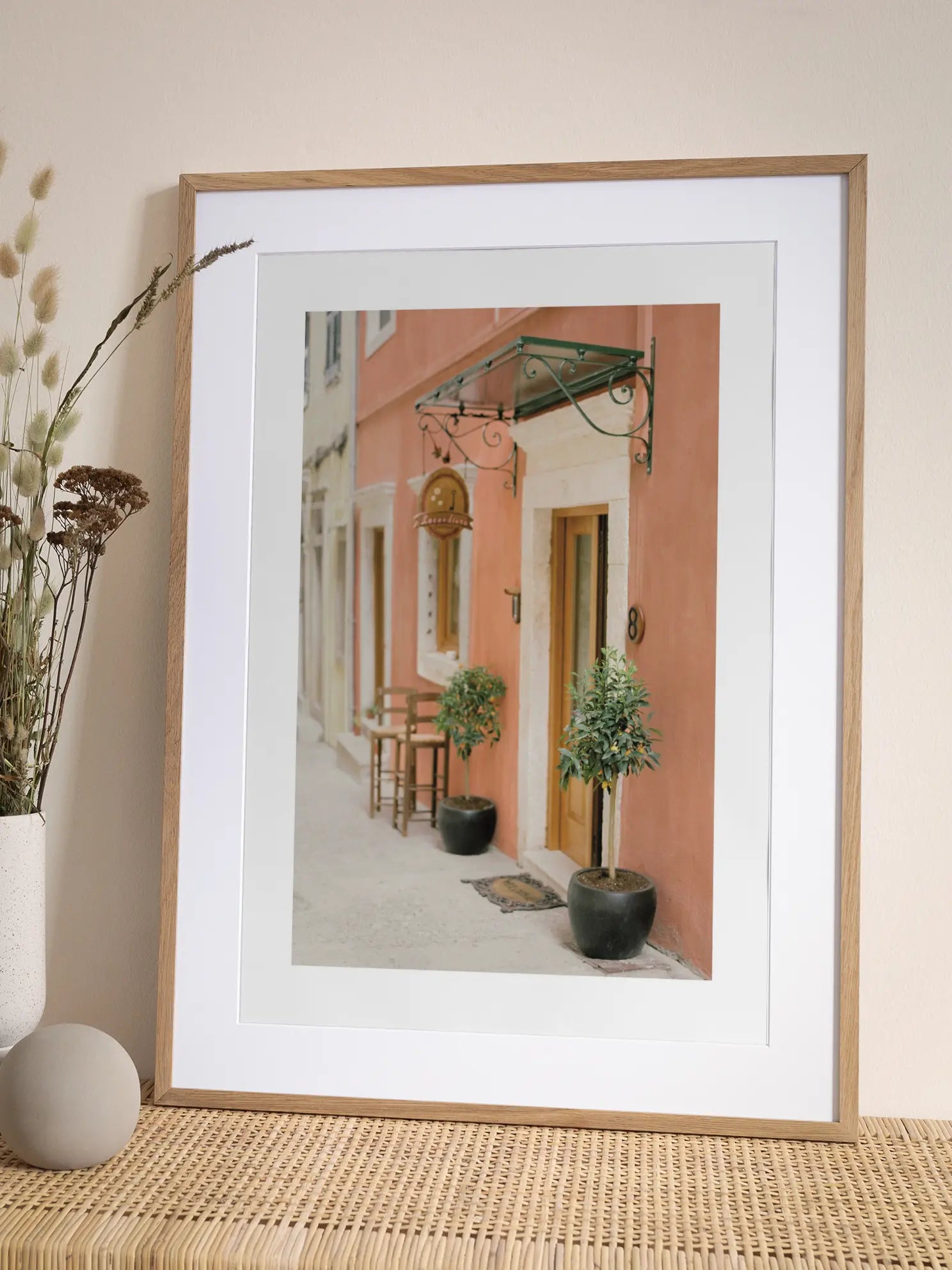 Mediterranean Facade Poster