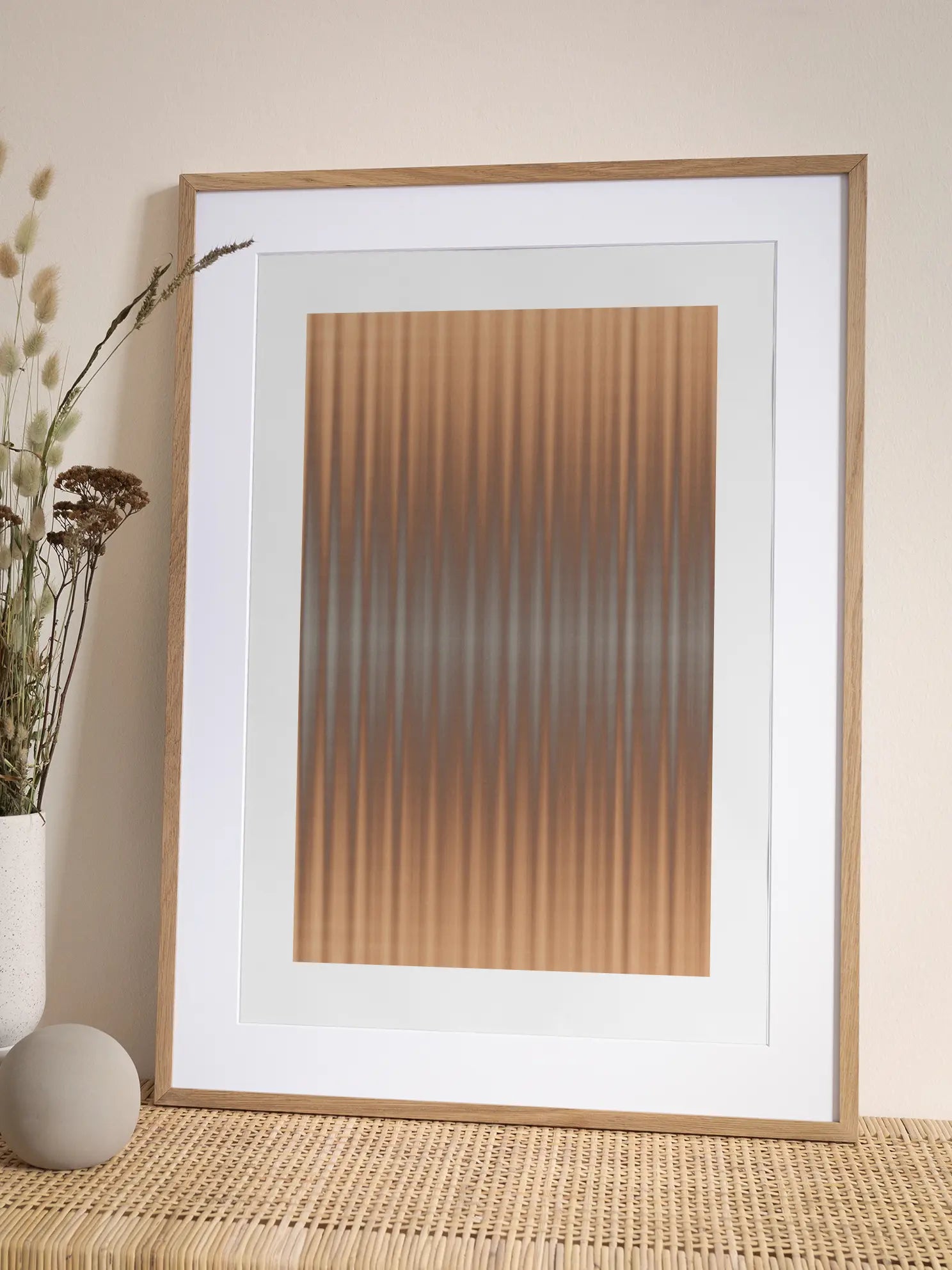 Metallic Waves Poster
