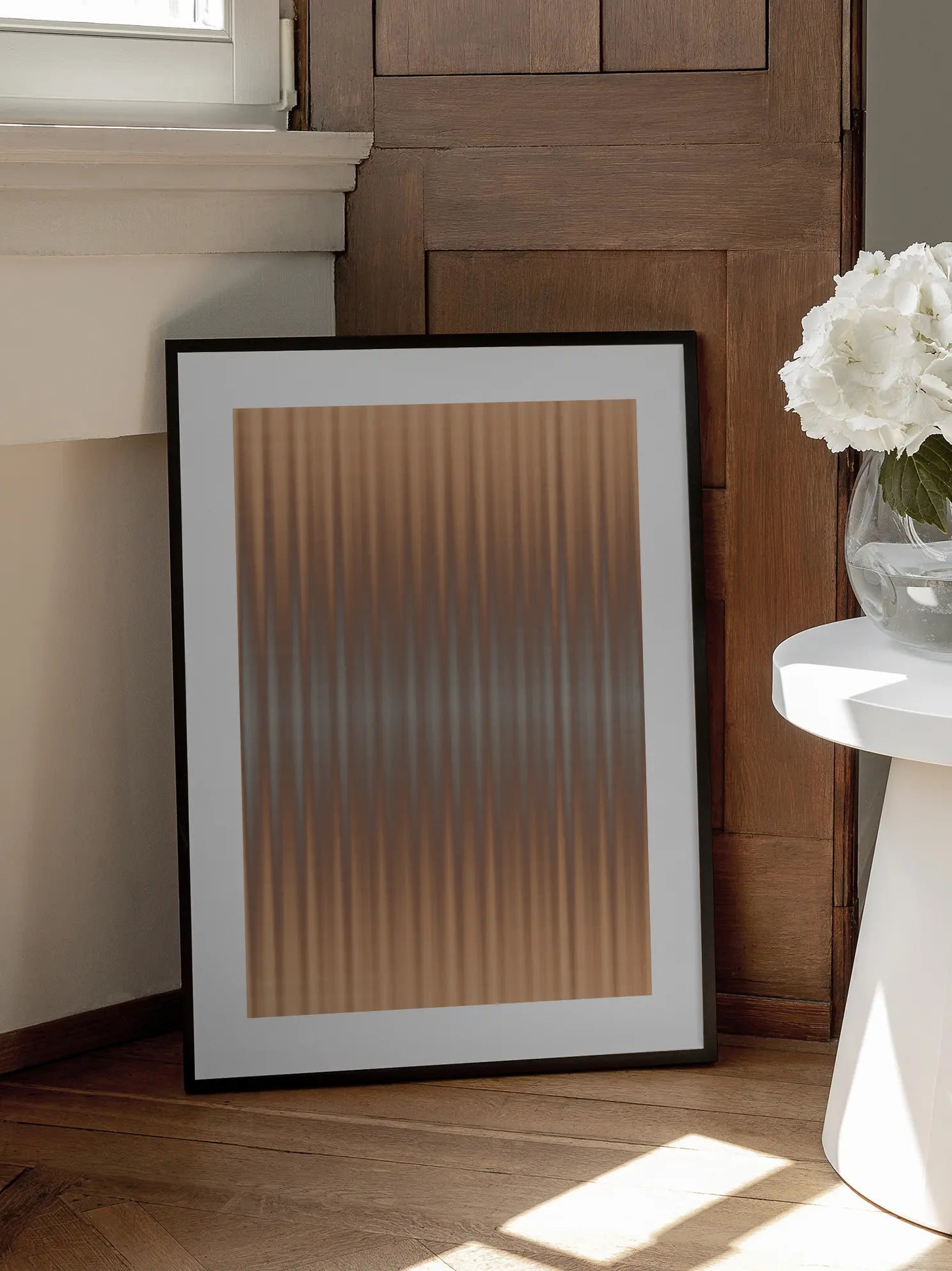 Metallic Waves Poster