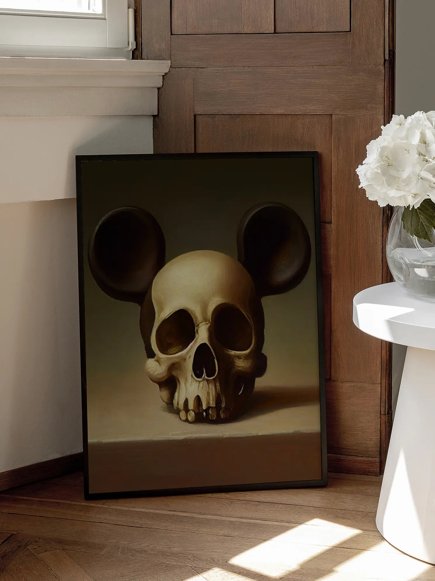 Mickey Skull Poster