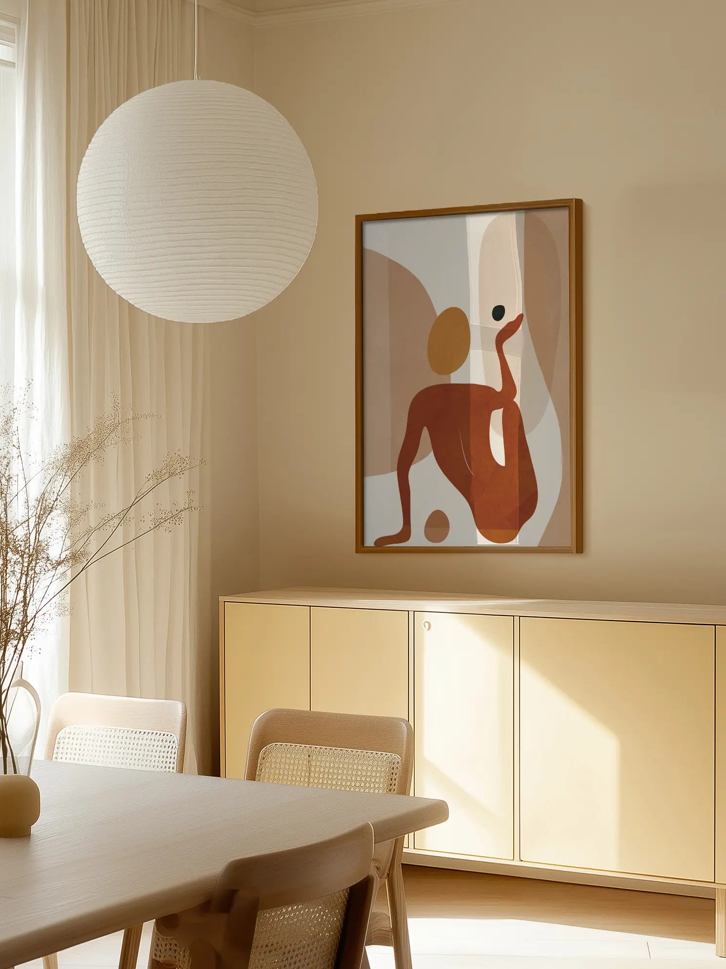 Minimal Abstract Form Poster