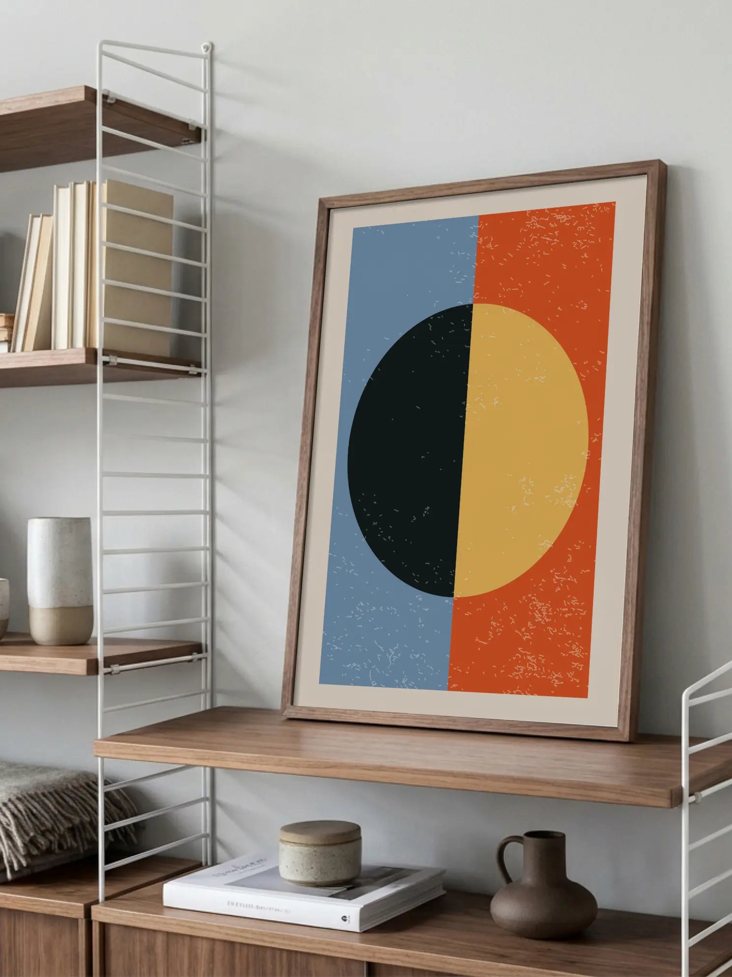 Minimal Abstract Shapes Series No1 Poster