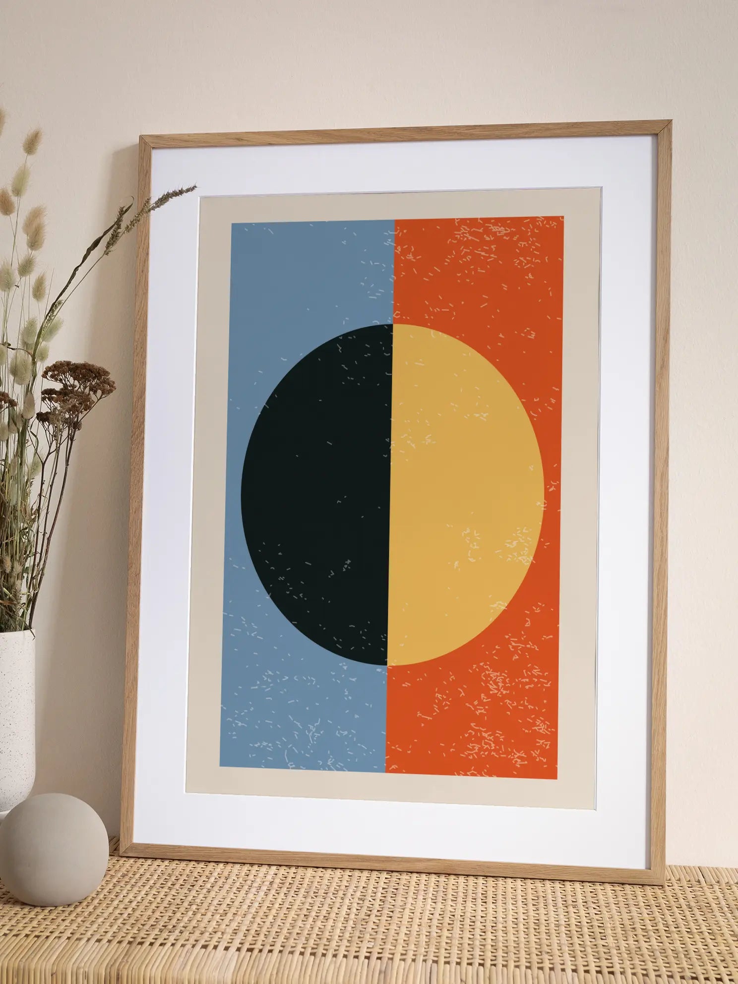 Minimal Abstract Shapes Series No1 Poster