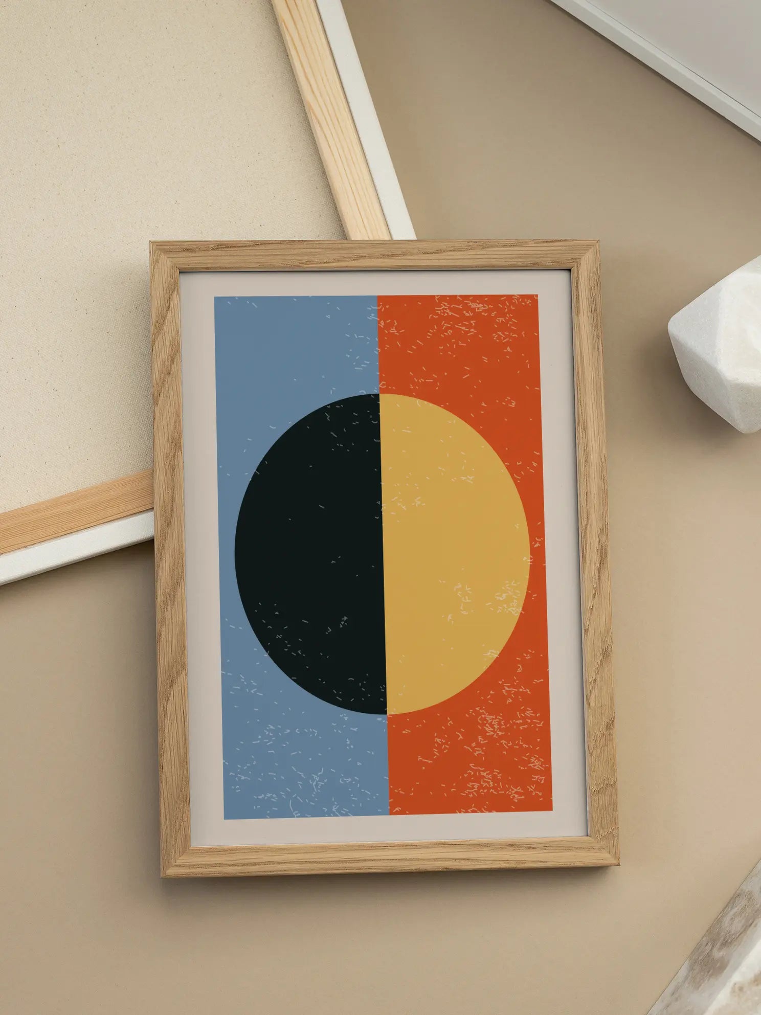 Minimal Abstract Shapes Series No1 Poster