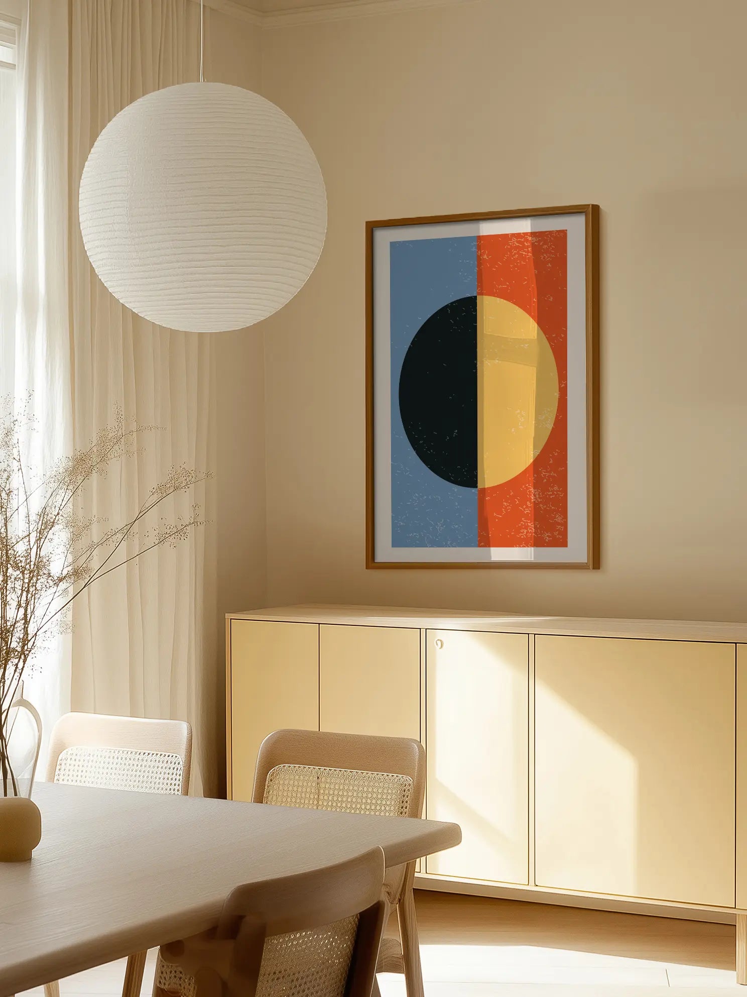 Minimal Abstract Shapes Series No1 Poster
