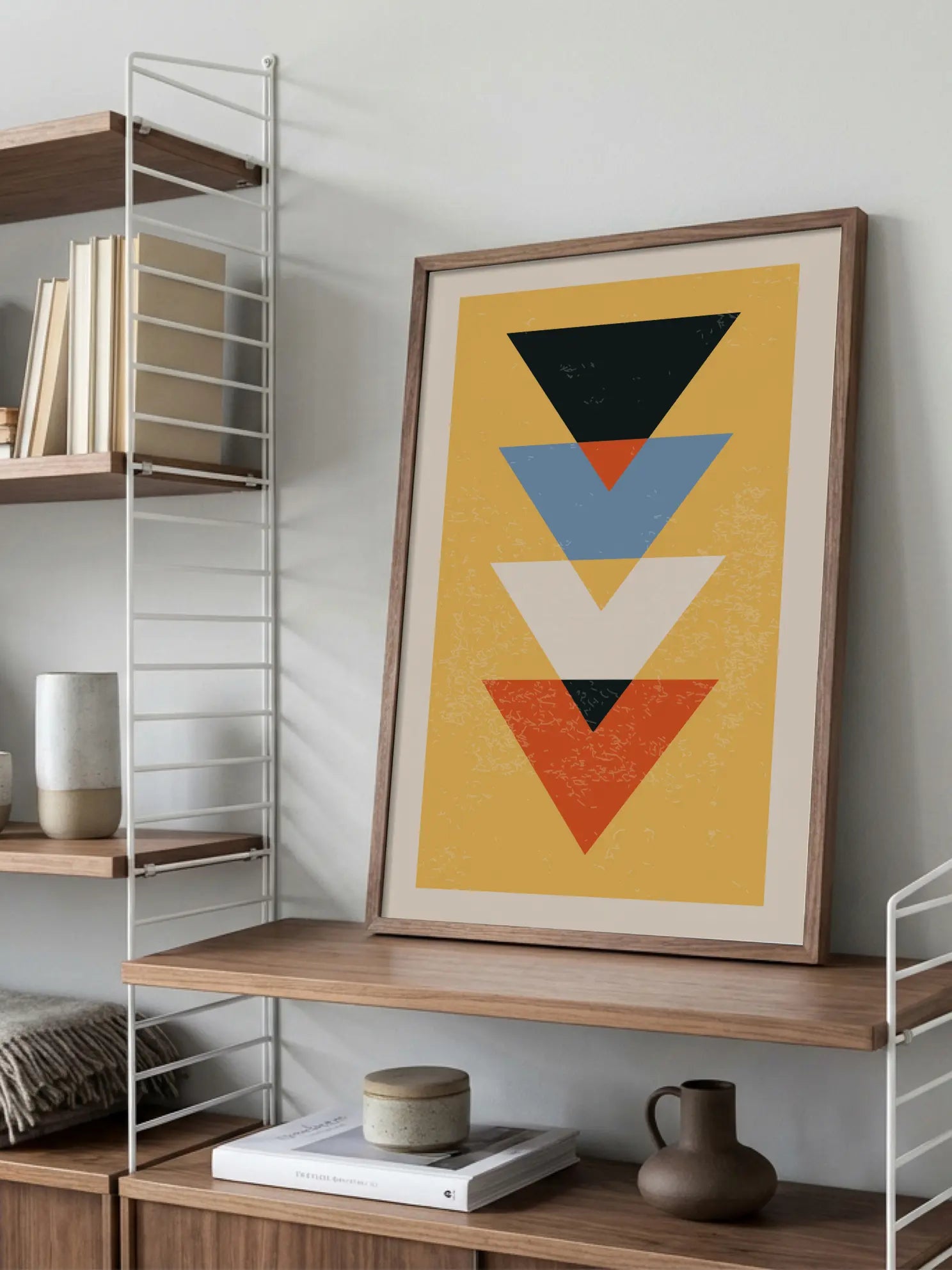 Minimal Abstract Shapes Series No2 Poster