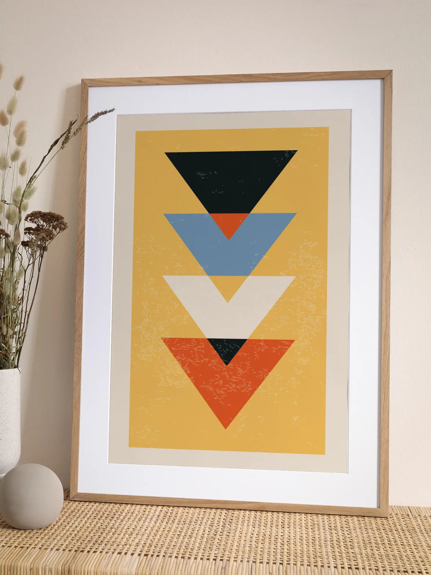 Minimal Abstract Shapes Series No2 Poster