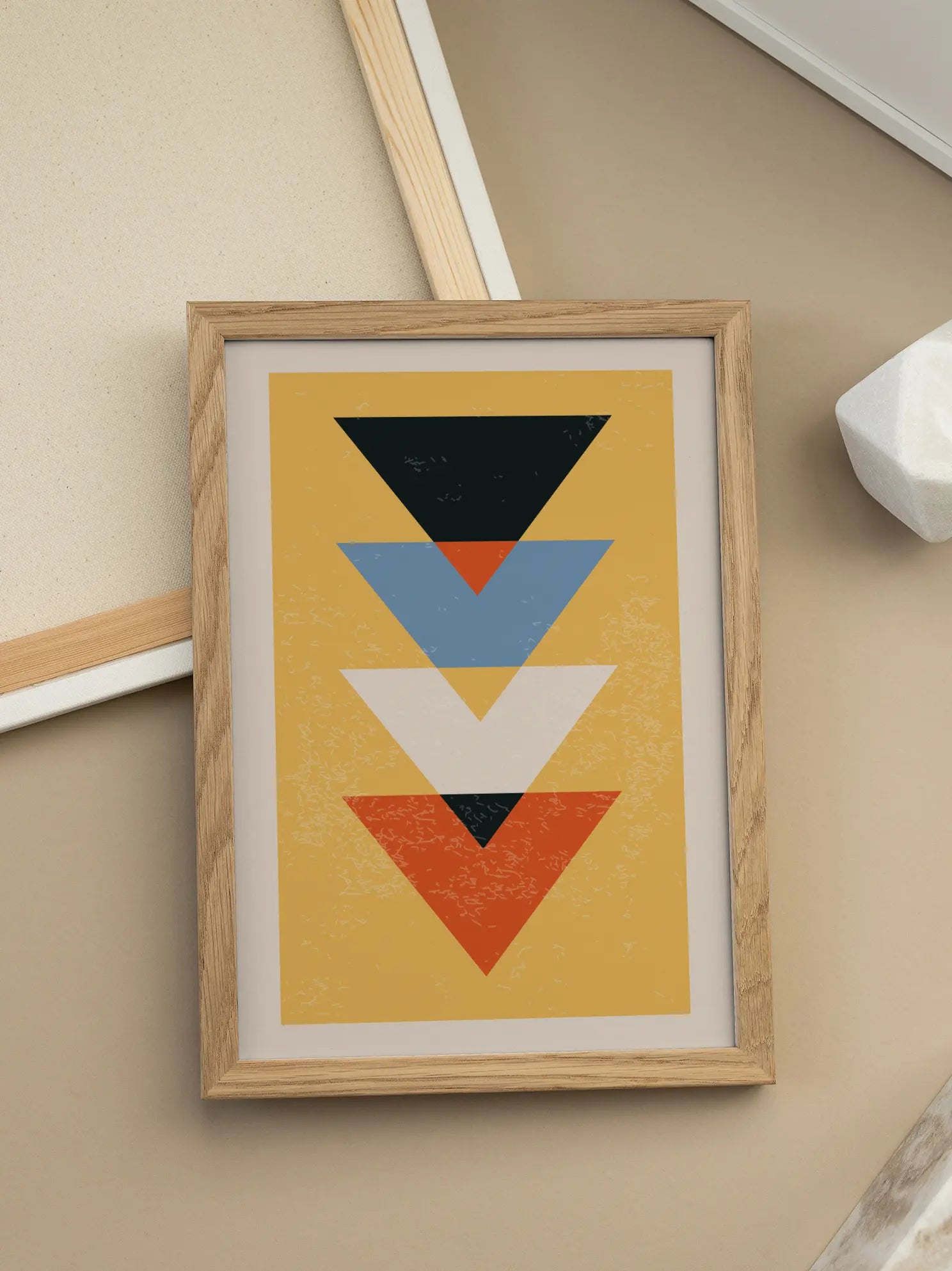 Minimal Abstract Shapes Series No2 Poster