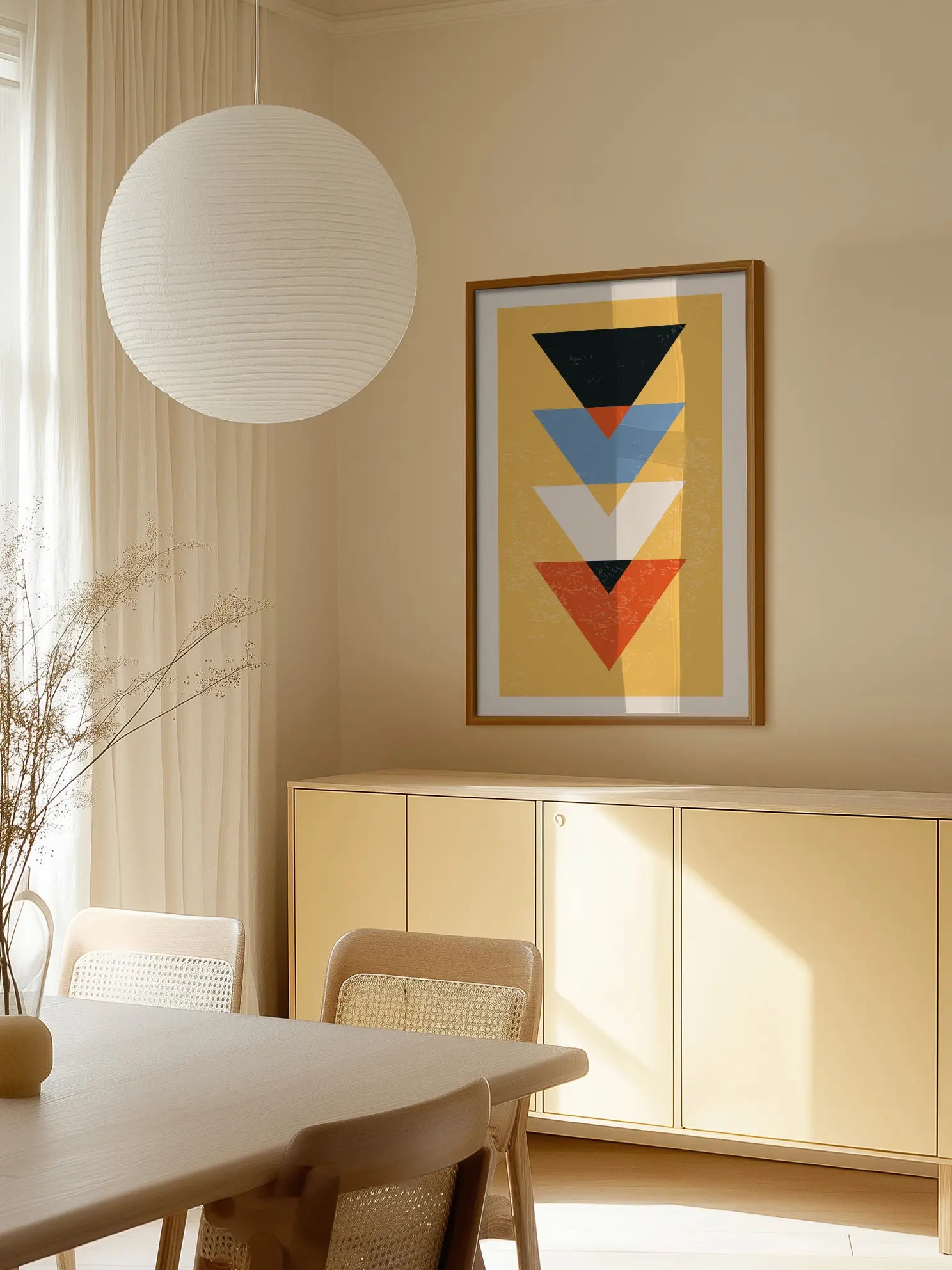 Minimal Abstract Shapes Series No2 Poster
