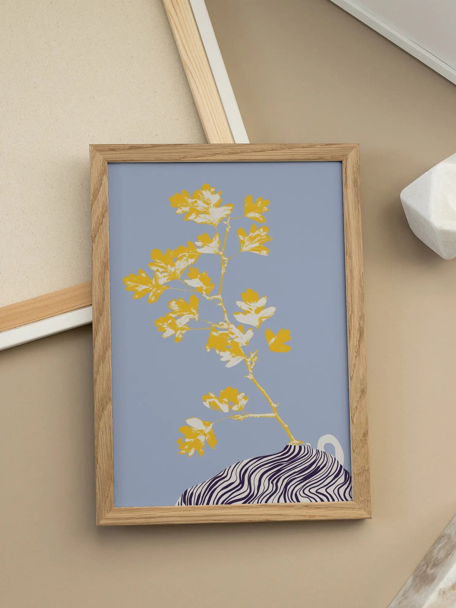 Minimal Floral Vase No1 Poster