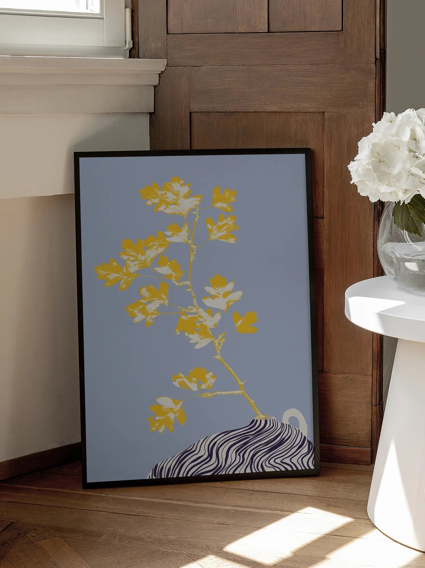Minimal Floral Vase No1 Poster