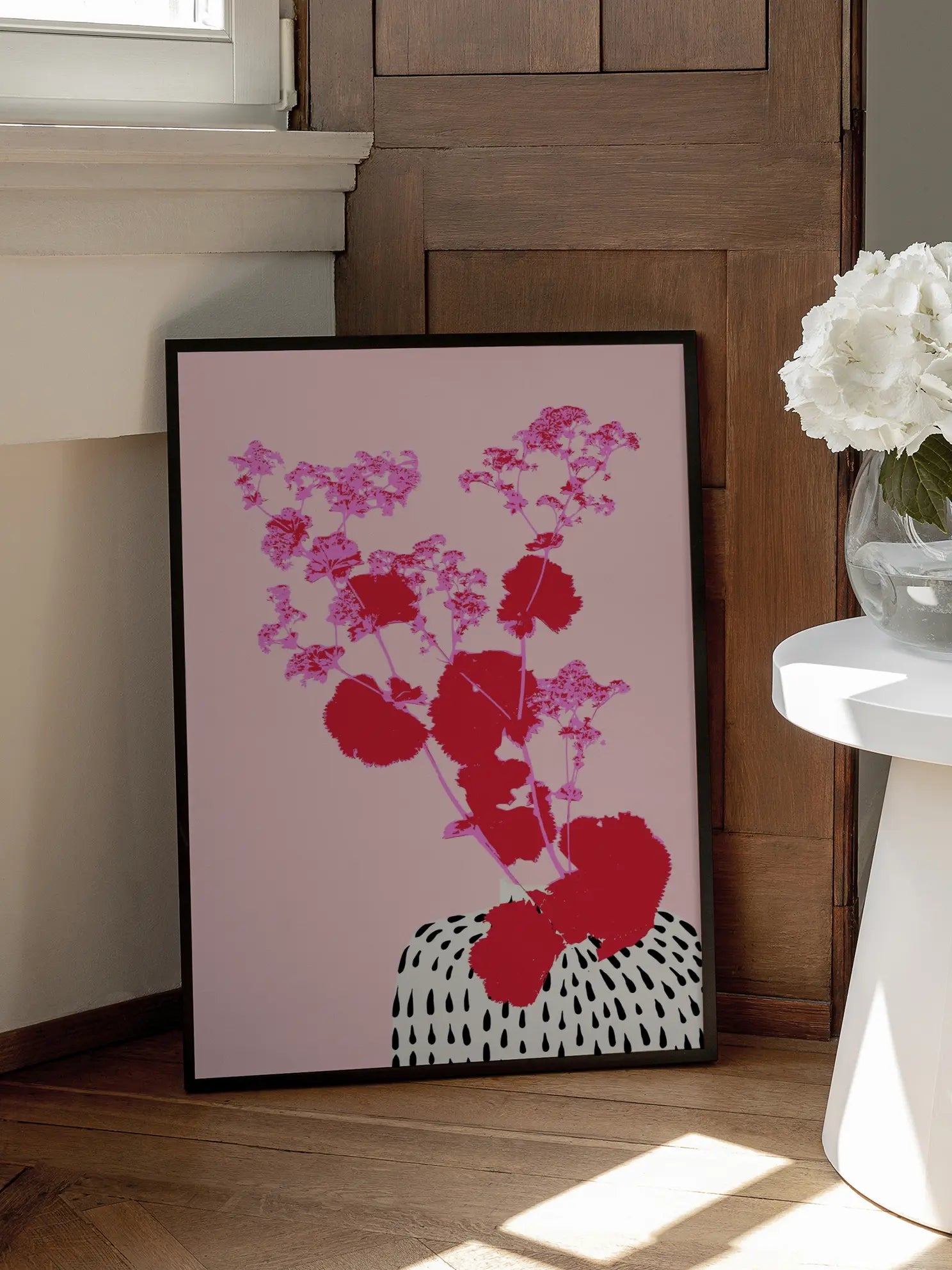 Minimal Floral Vase No3 Poster