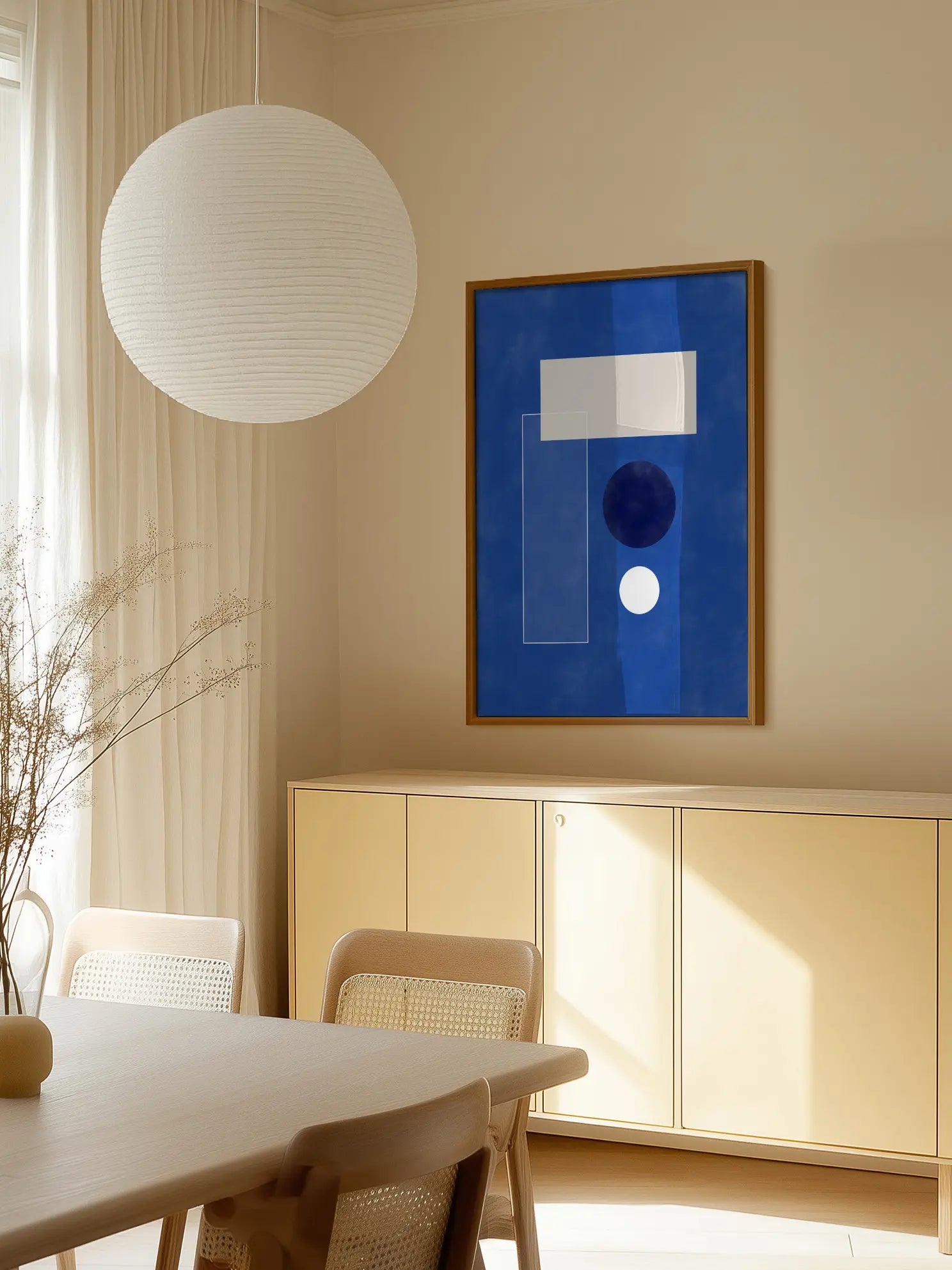 Minimalist Geometric Shapes Poster