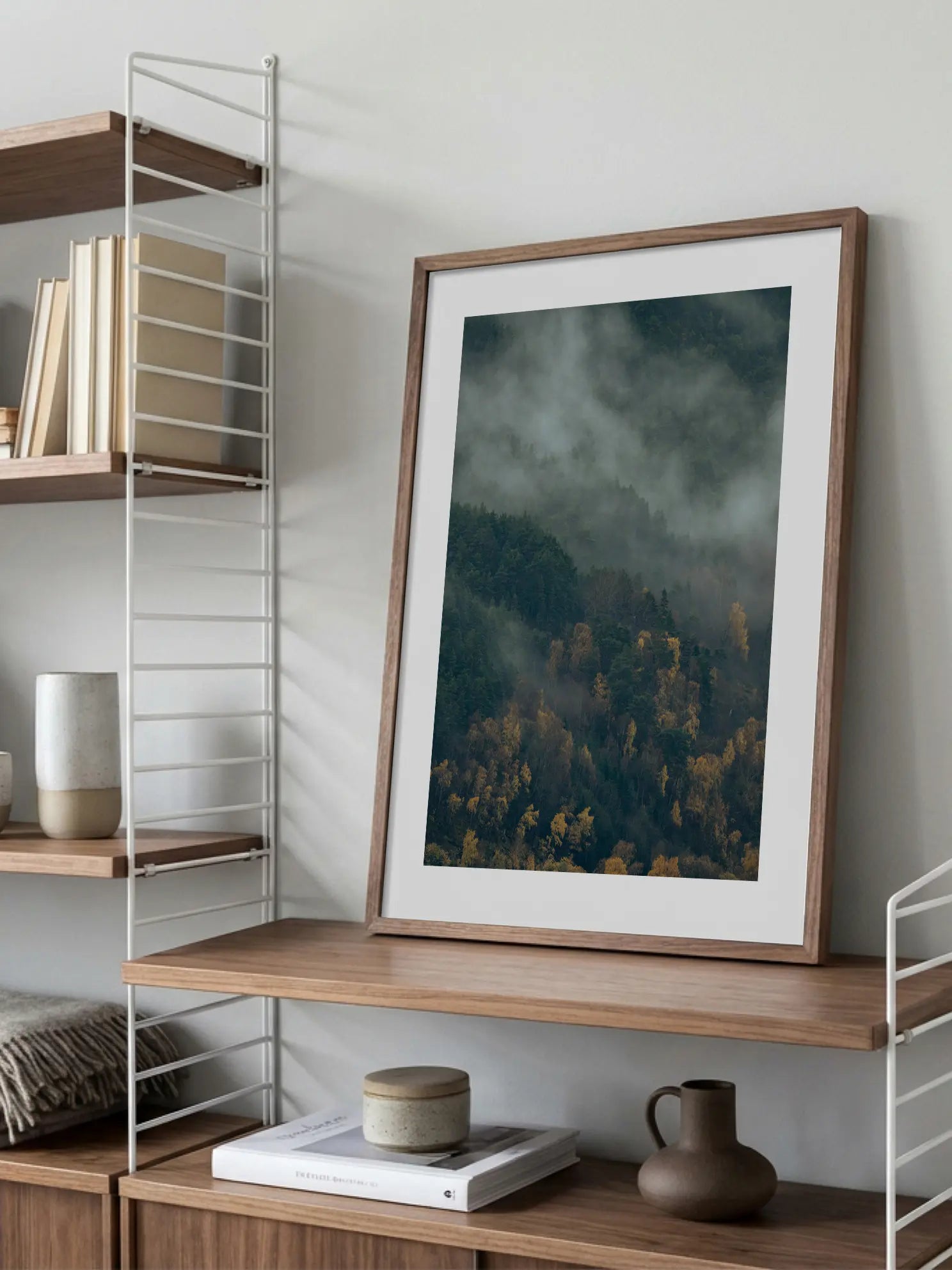 Misty Forest No4 Poster