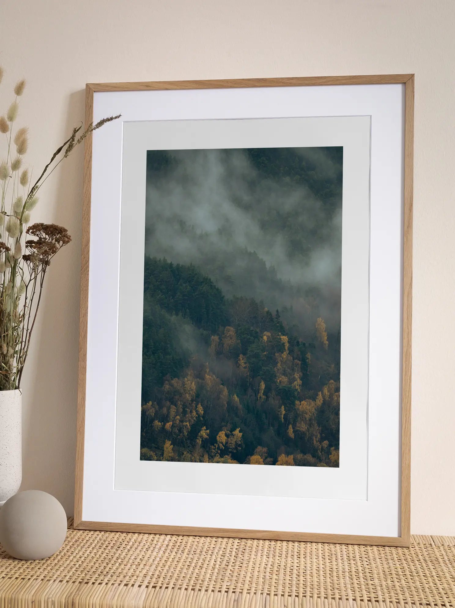 Misty Forest No4 Poster