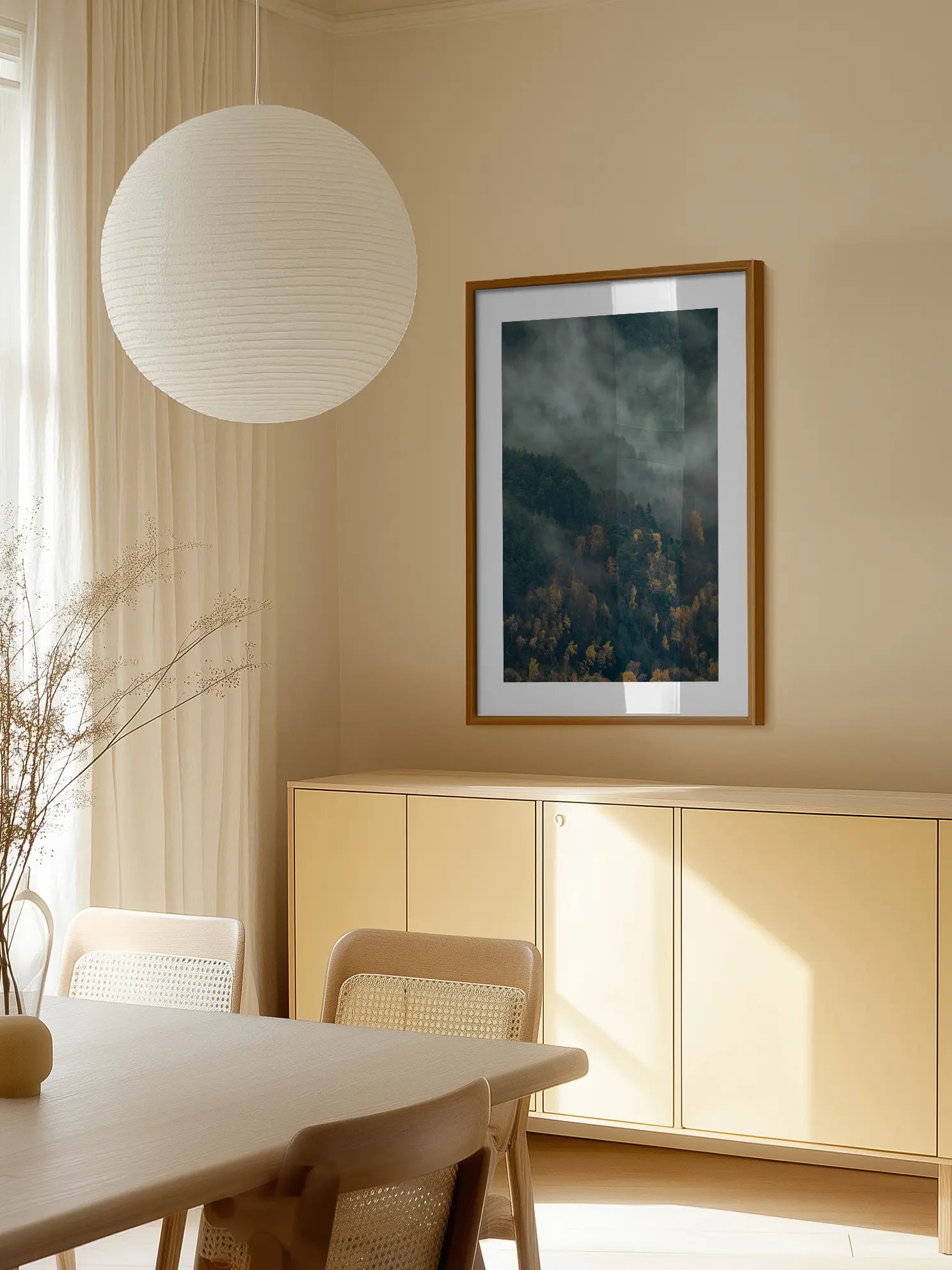 Misty Forest No4 Poster