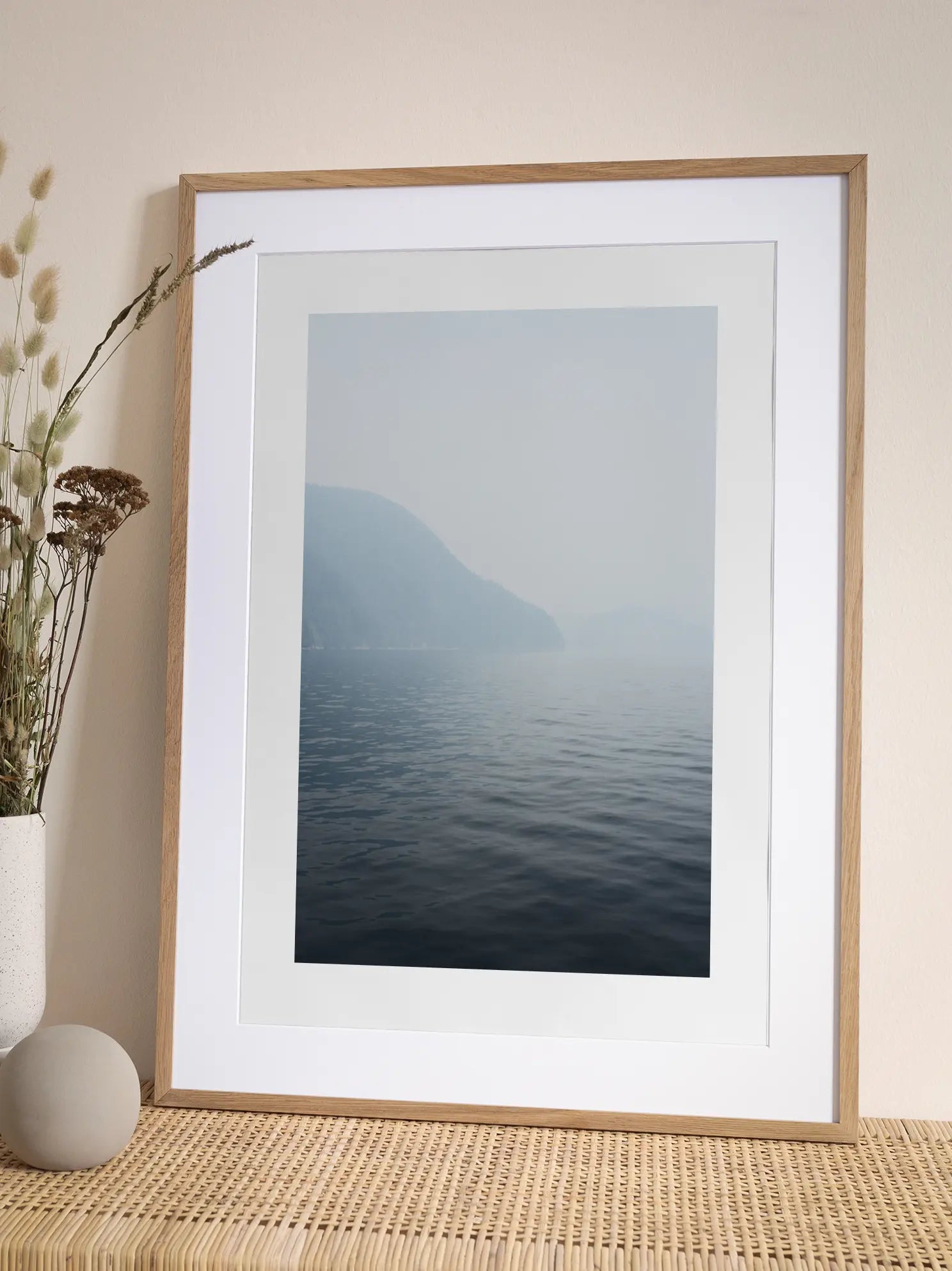 Misty Lake Poster