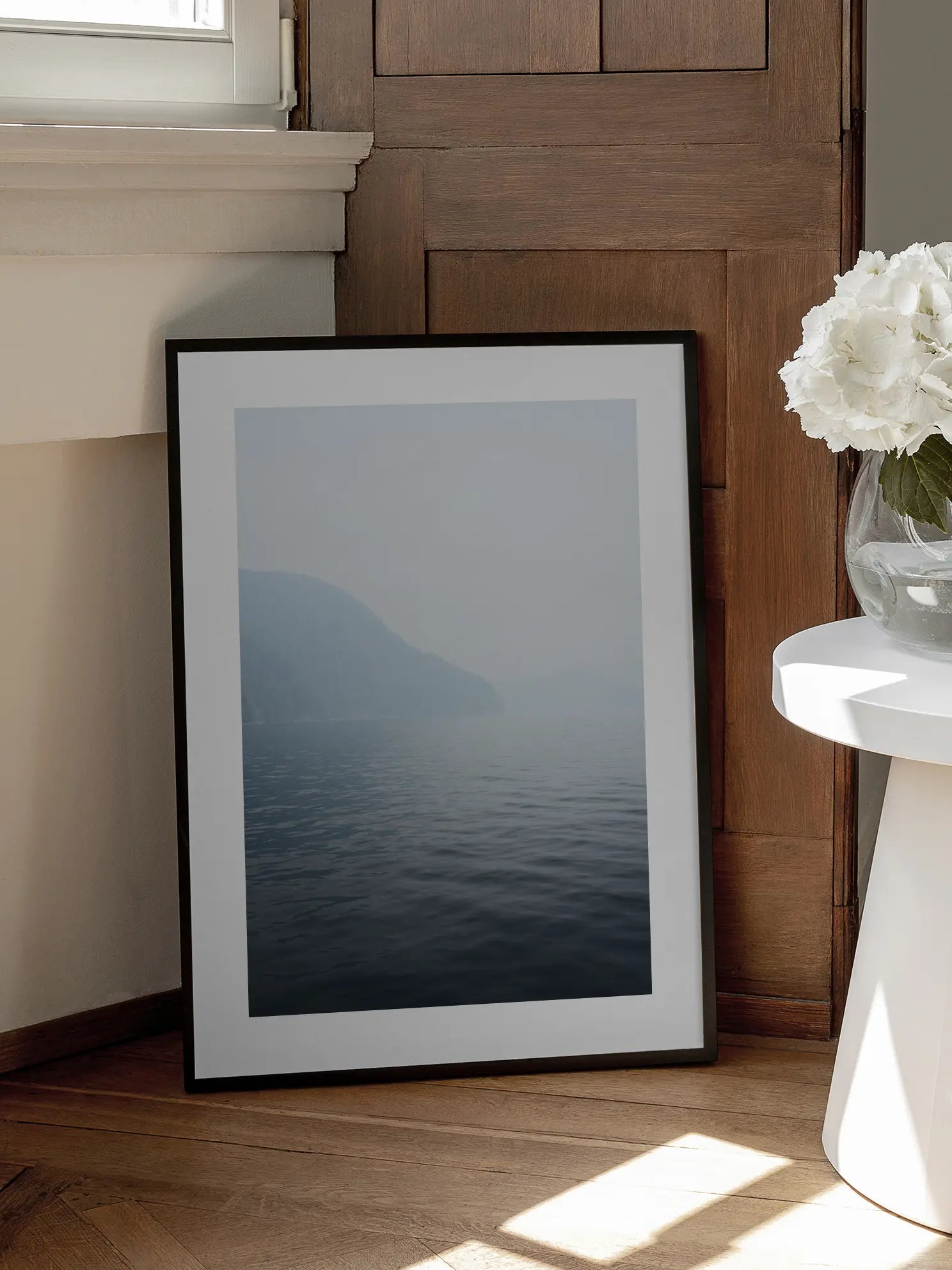 Misty Lake Poster