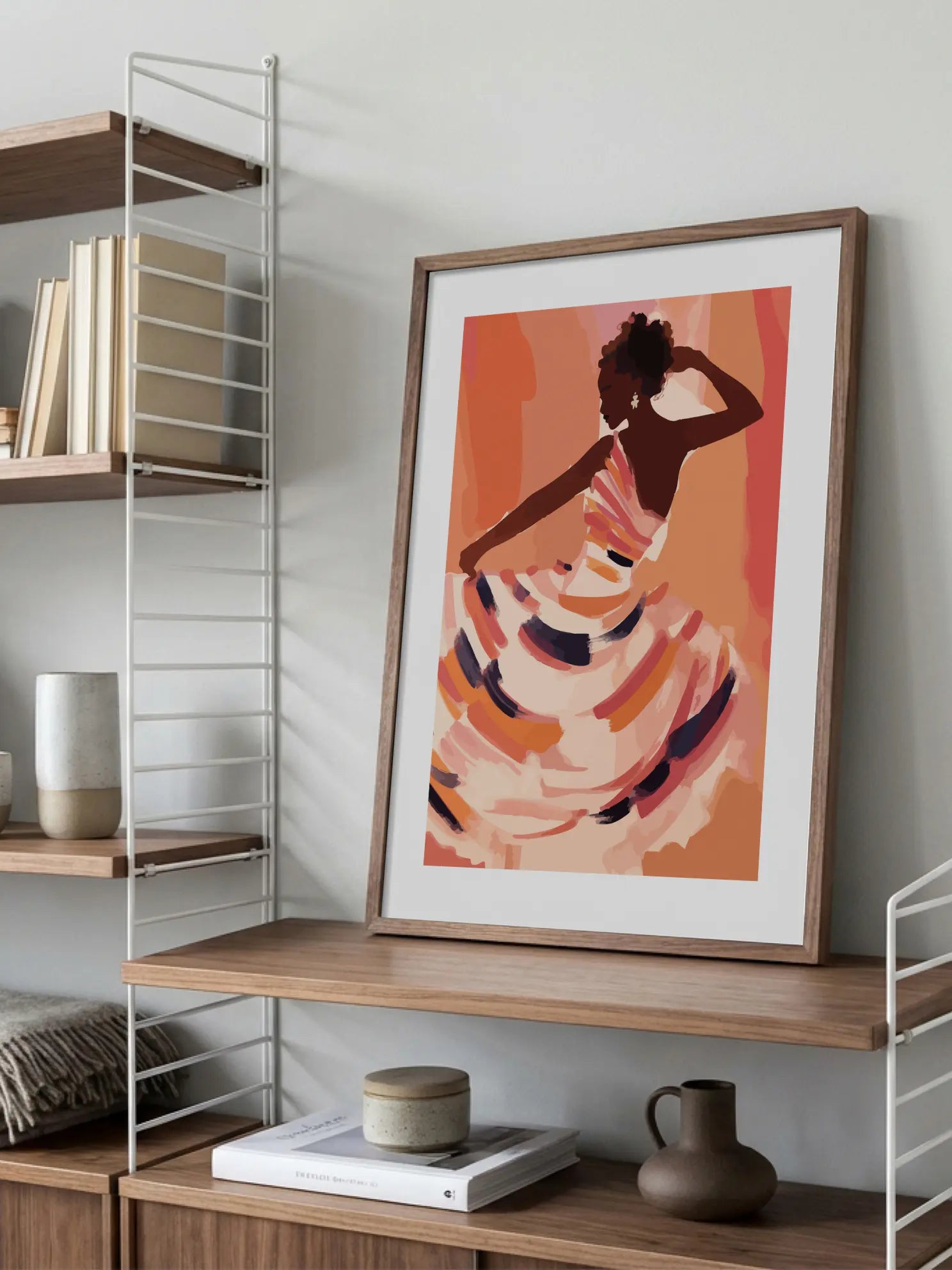 Modern Ballet Illustration Poster