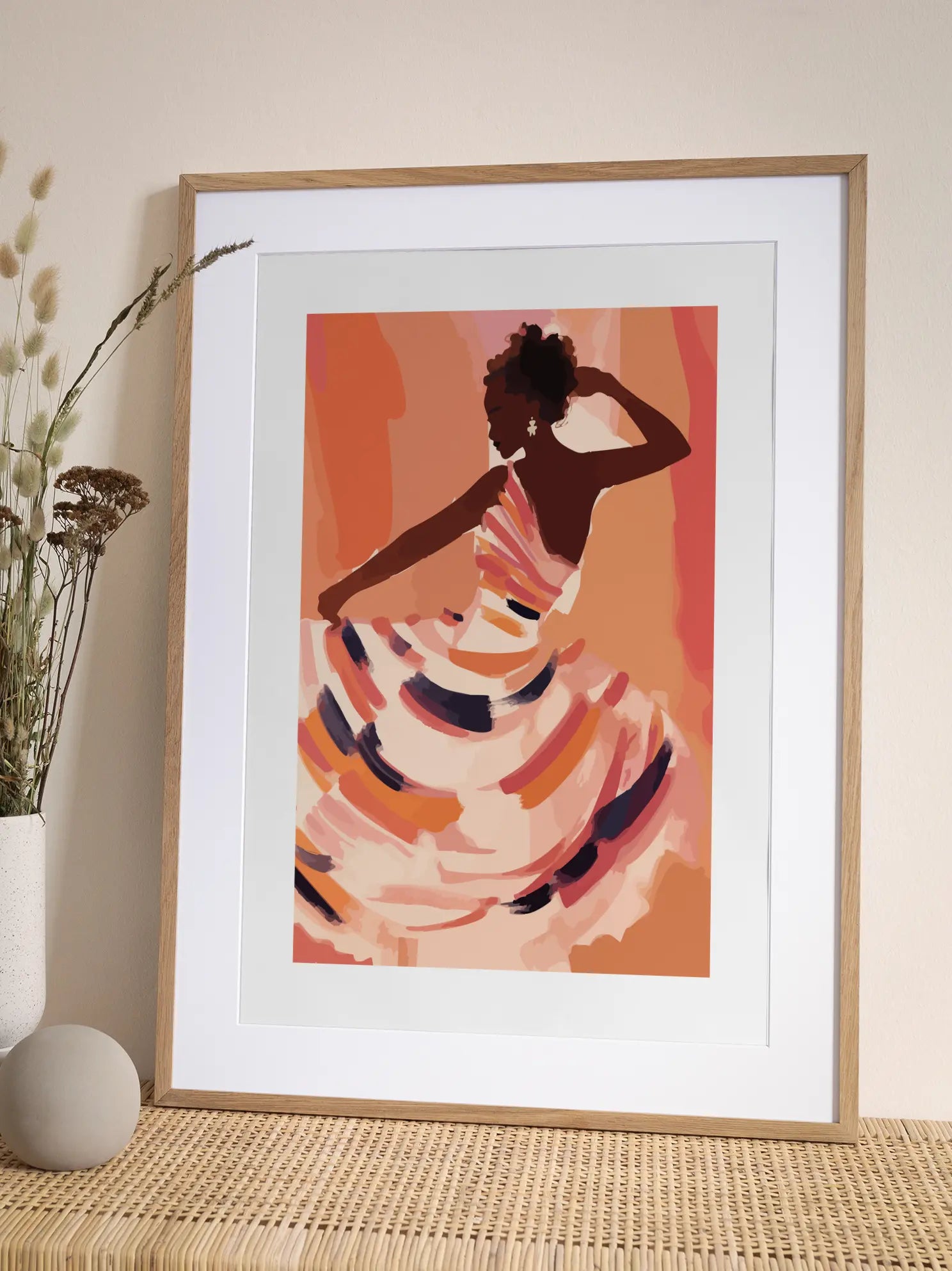 Modern Ballet Illustration Poster
