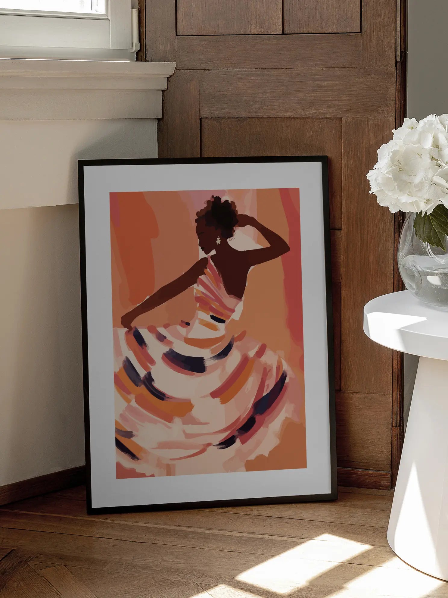 Modern Ballet Illustration Poster