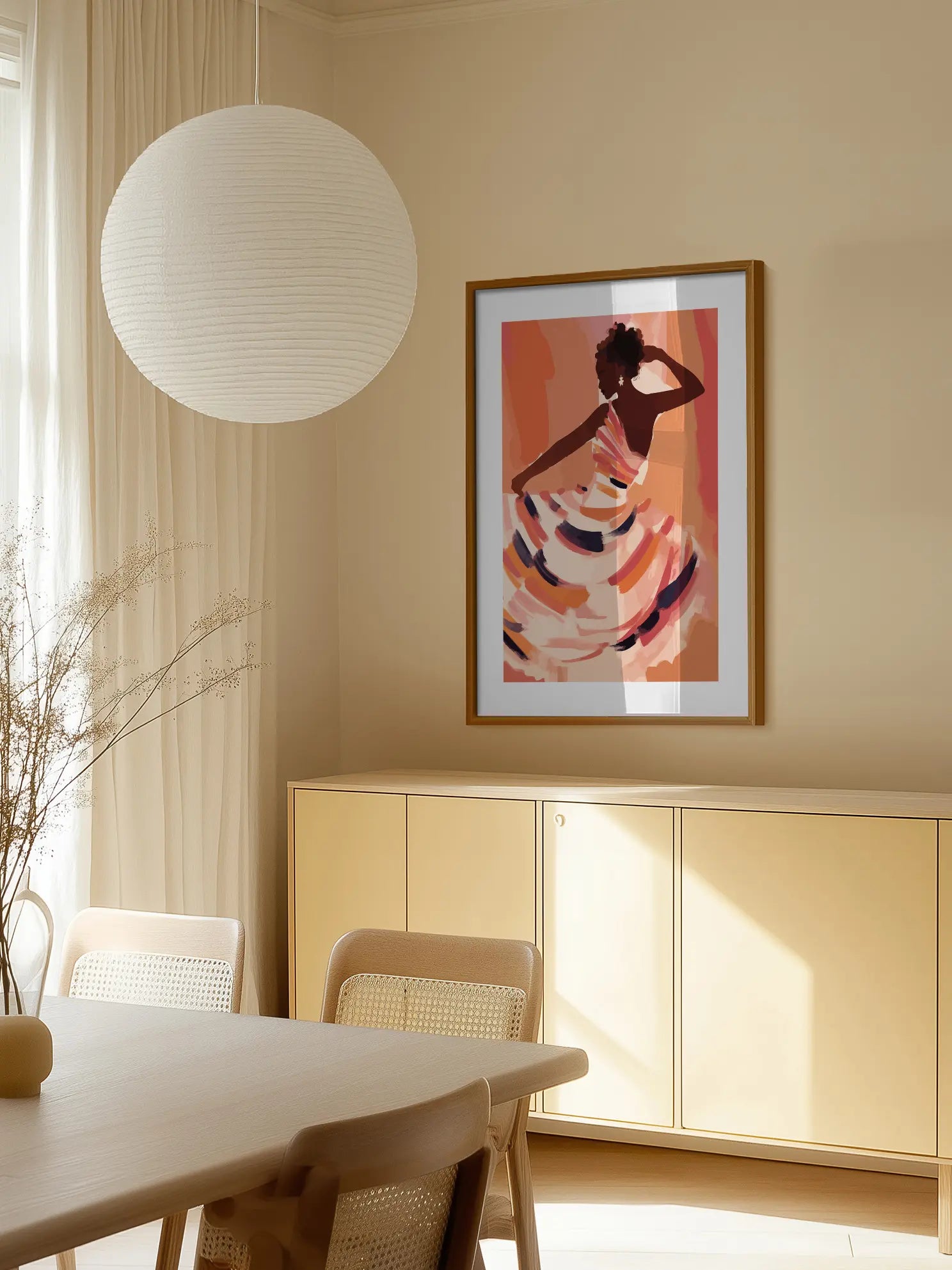 Modern Ballet Illustration Poster