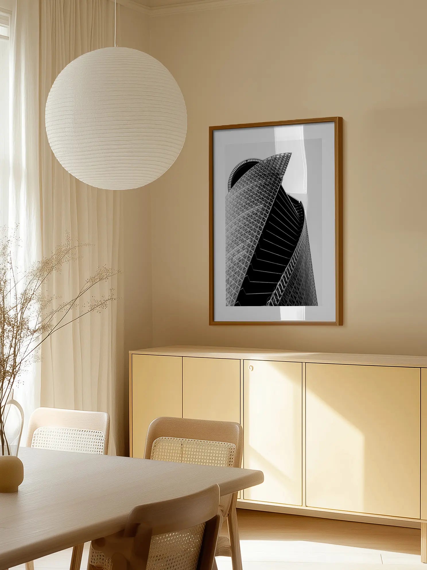Modern Building Poster
