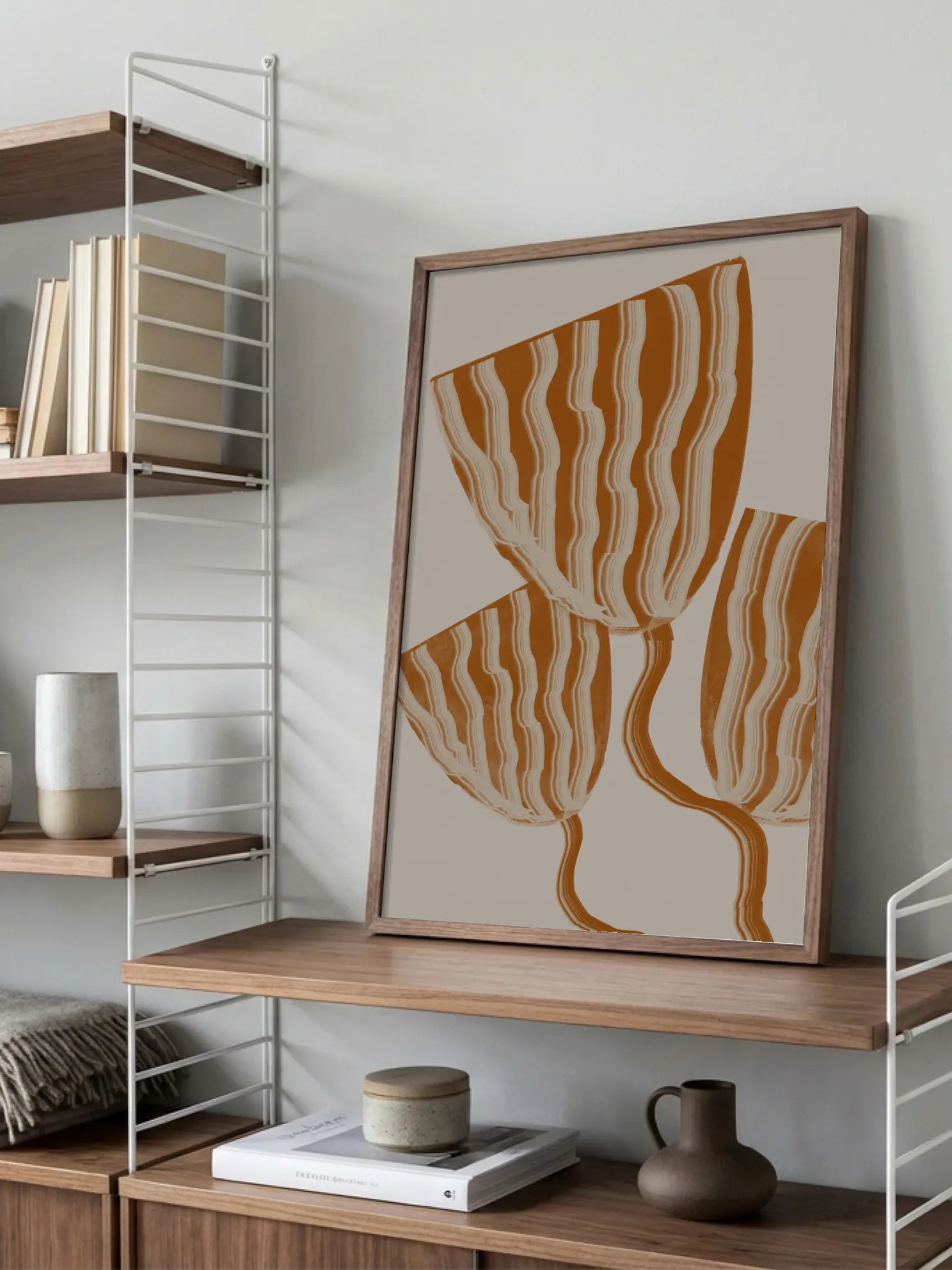 Modern Flowers No1 Poster