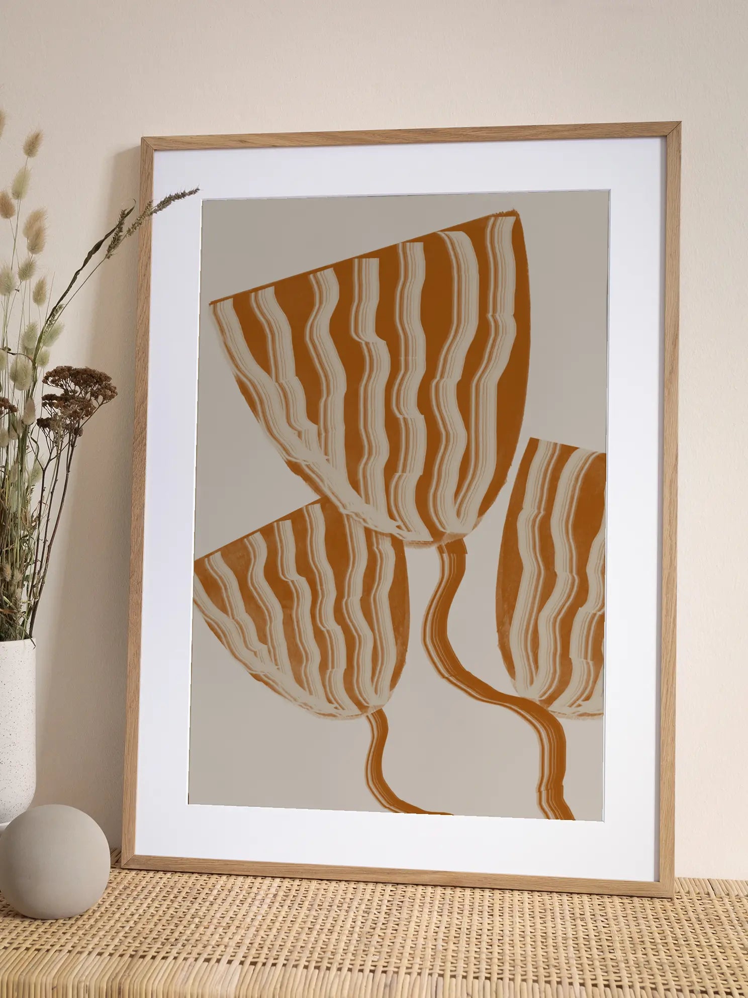 Modern Flowers No1 Poster