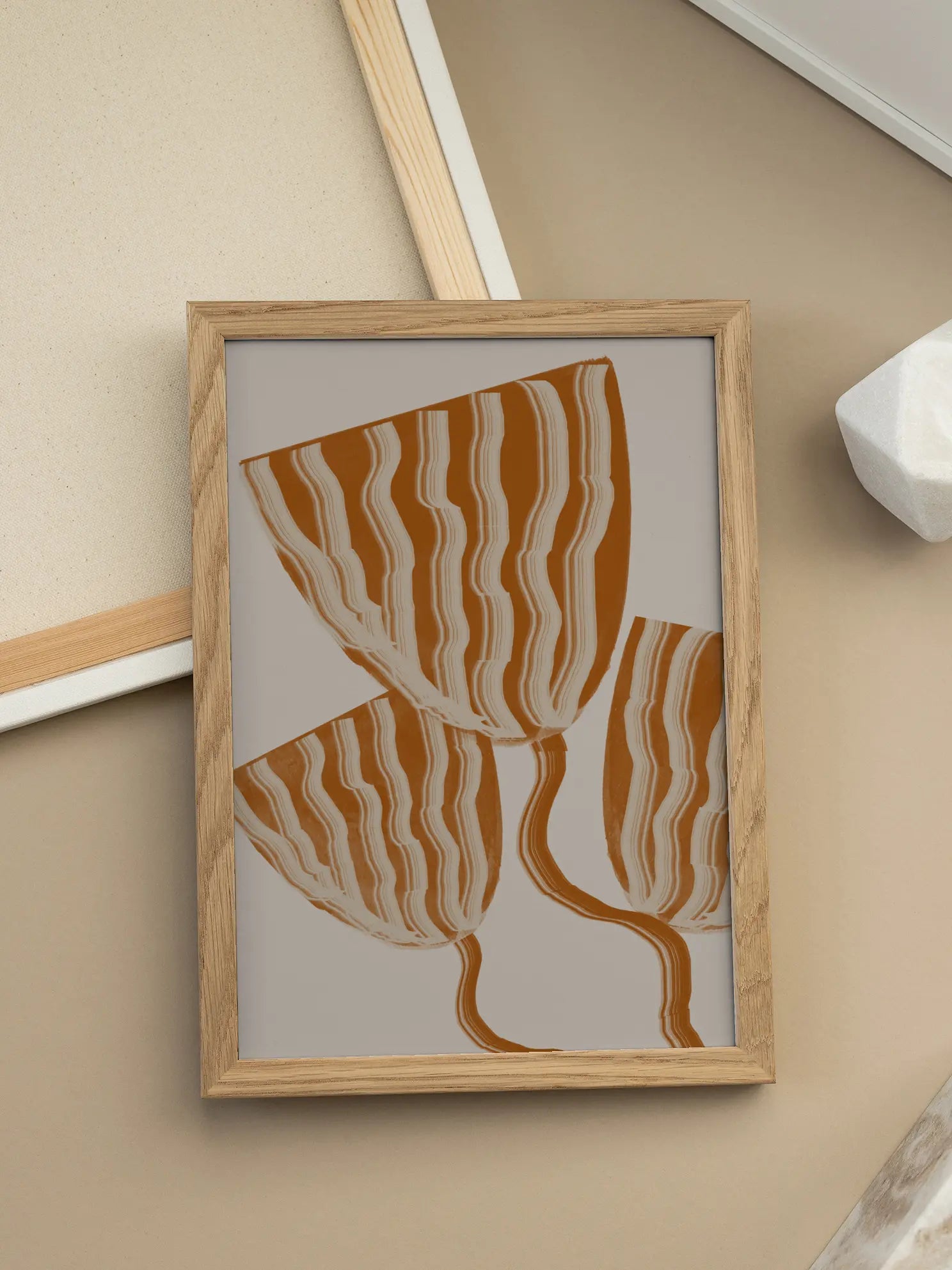 Modern Flowers No1 Poster