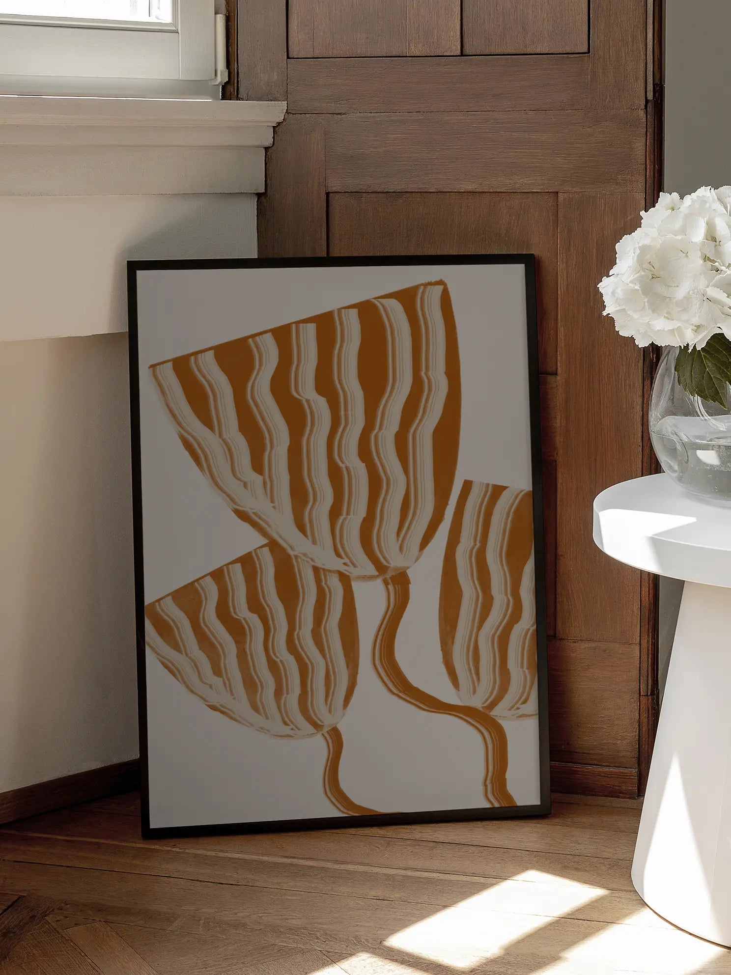 Modern Flowers No1 Poster