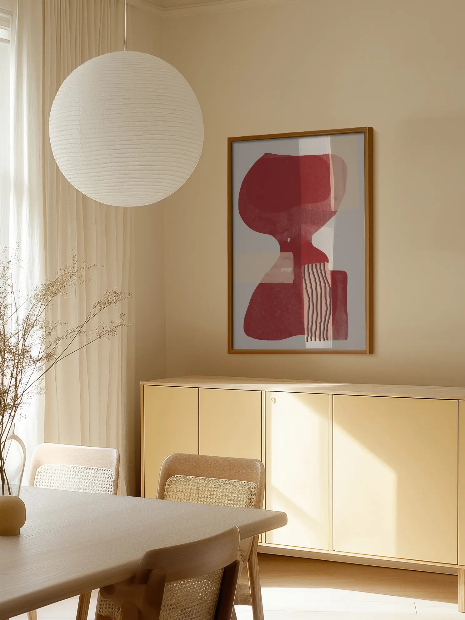 Modern Flowers No3 Poster