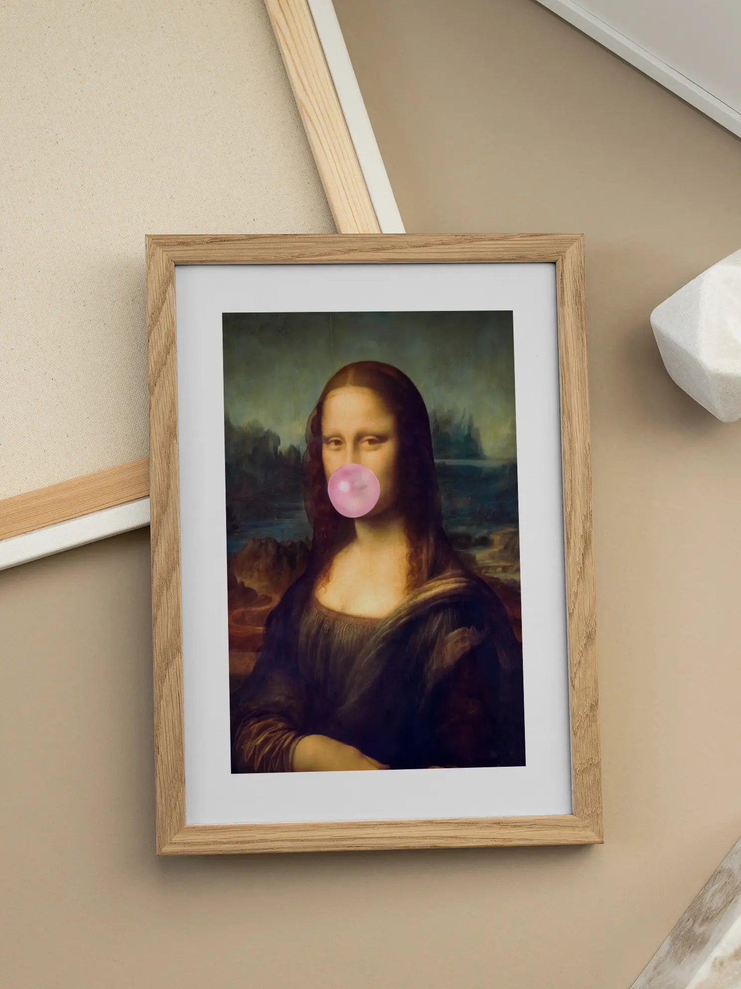 Mona Lisa Bubble Gum Poster
