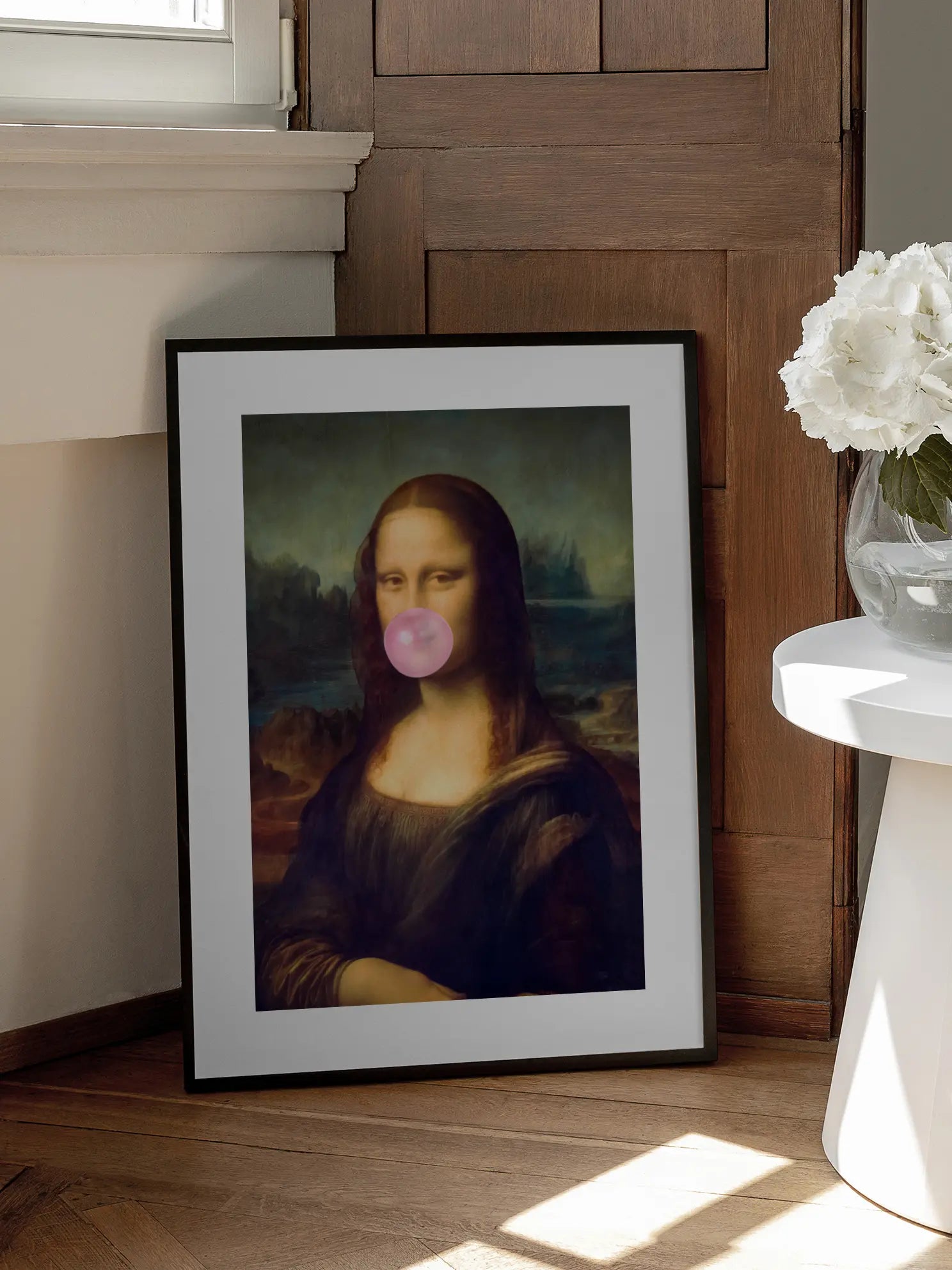 Mona Lisa Bubble Gum Poster