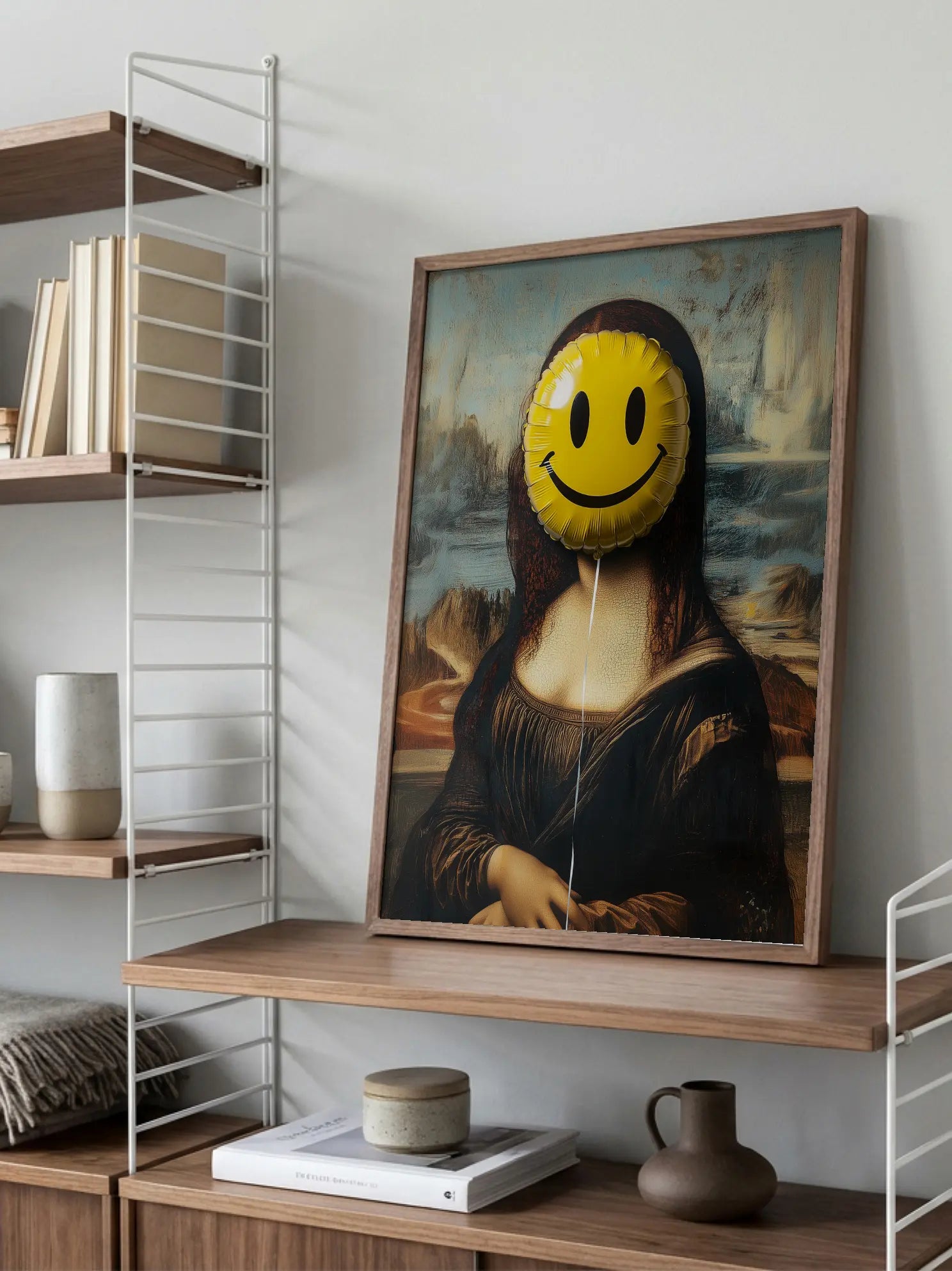 Mona Lisa Smiley Poster
