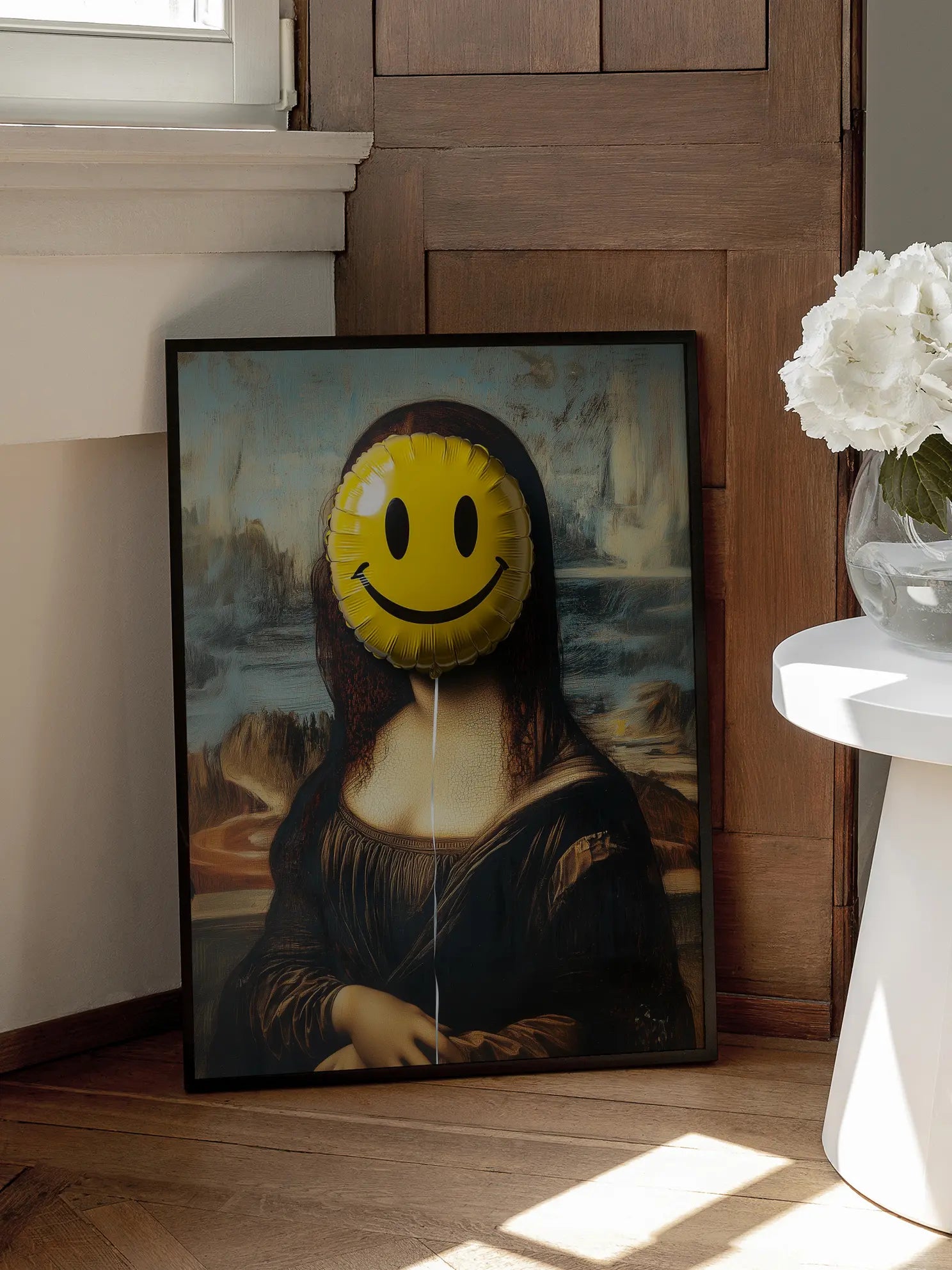 Mona Lisa Smiley Poster