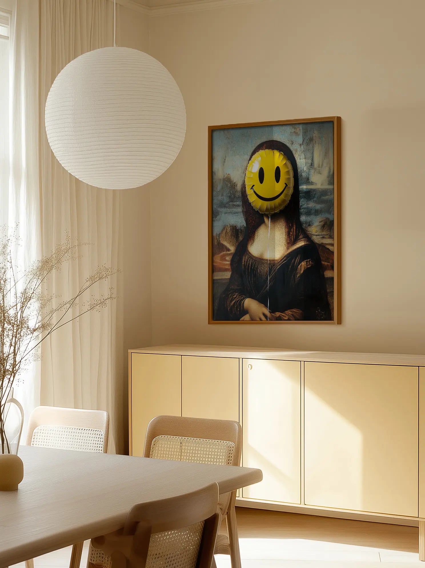 Mona Lisa Smiley Poster