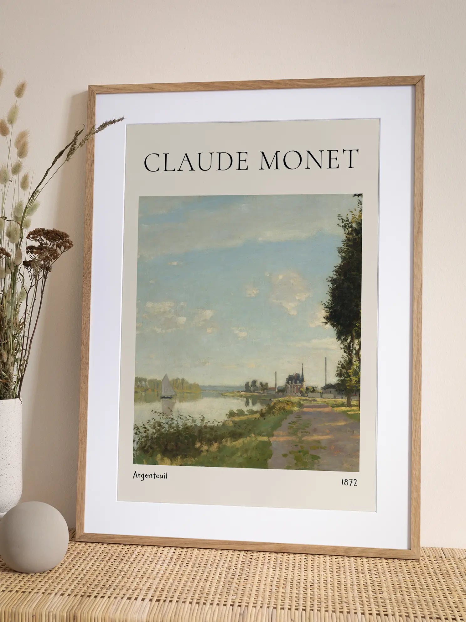 Monet — Argenteuil Poster